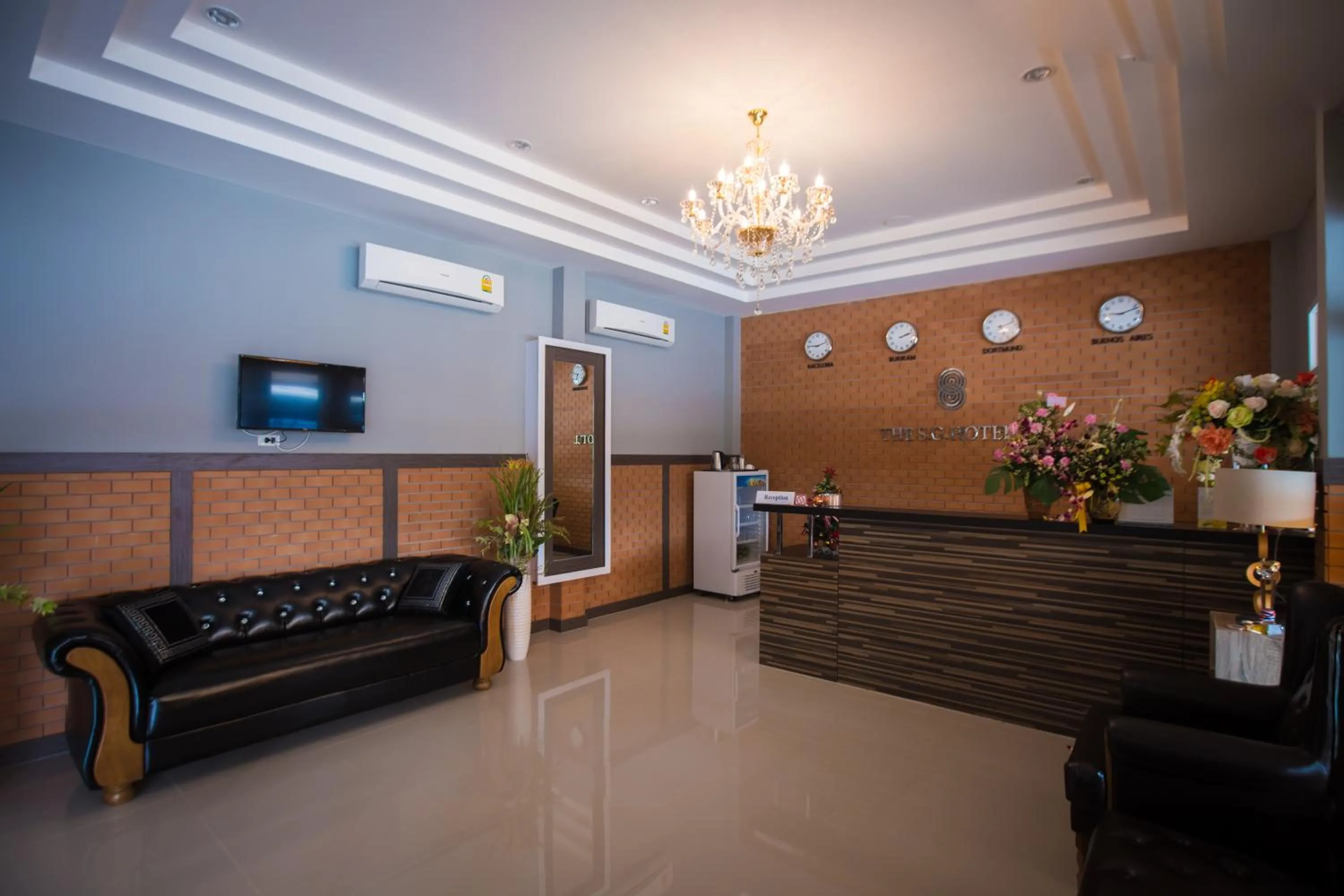 Lobby or reception in The S.G Hotel