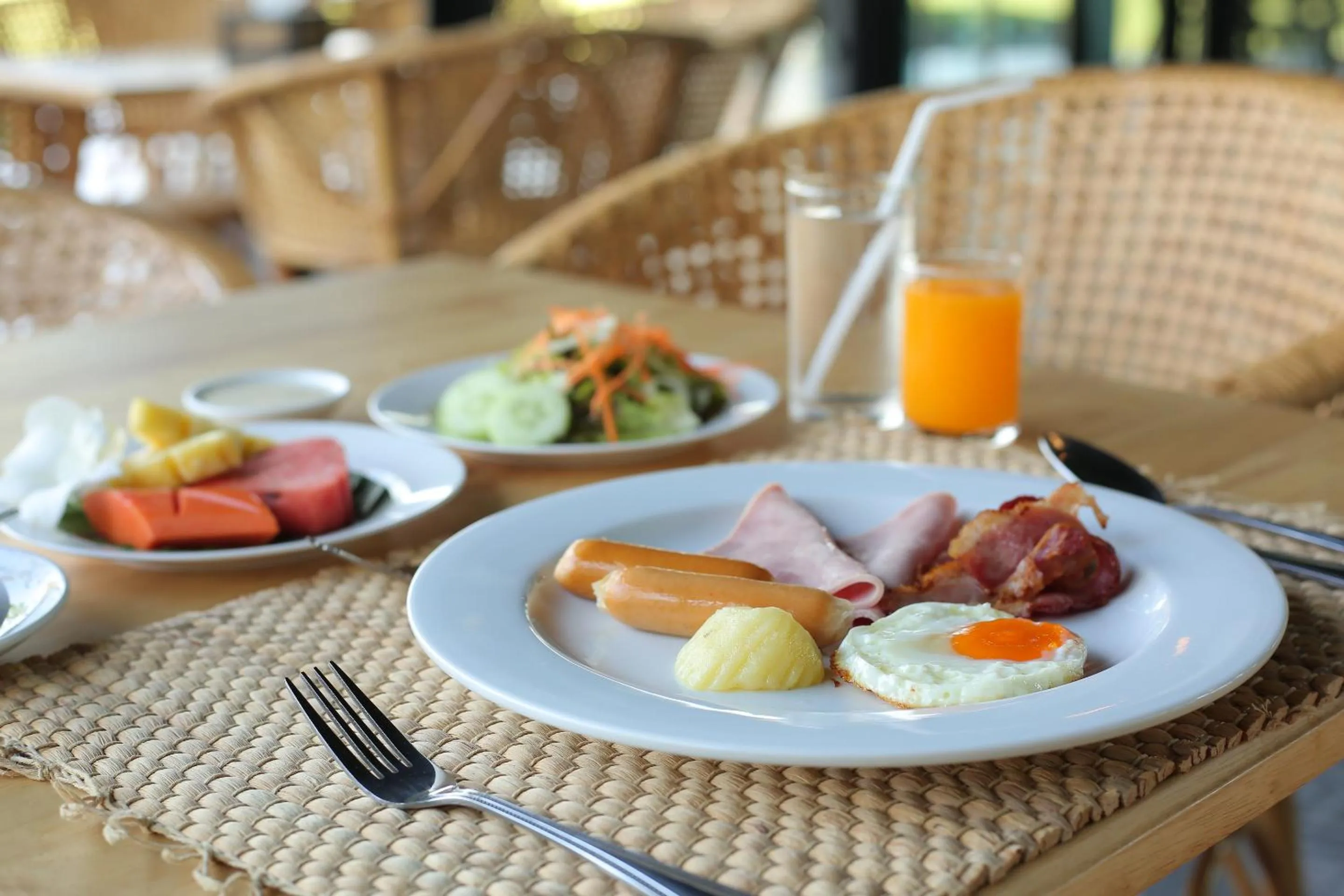 American breakfast in Navela Hotel & Convention