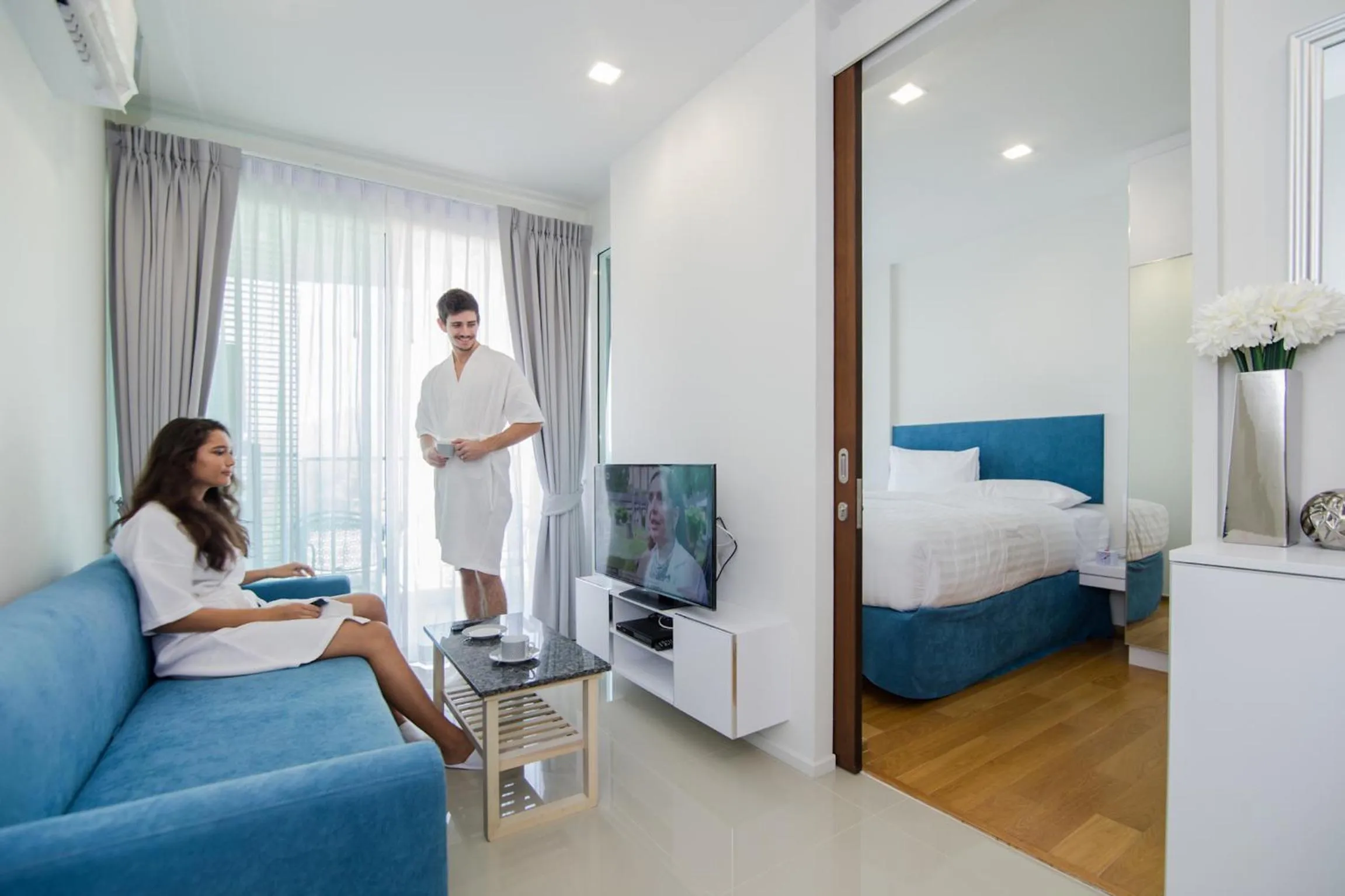 Patio in First Choice Grand Suites Sha Plus Extra