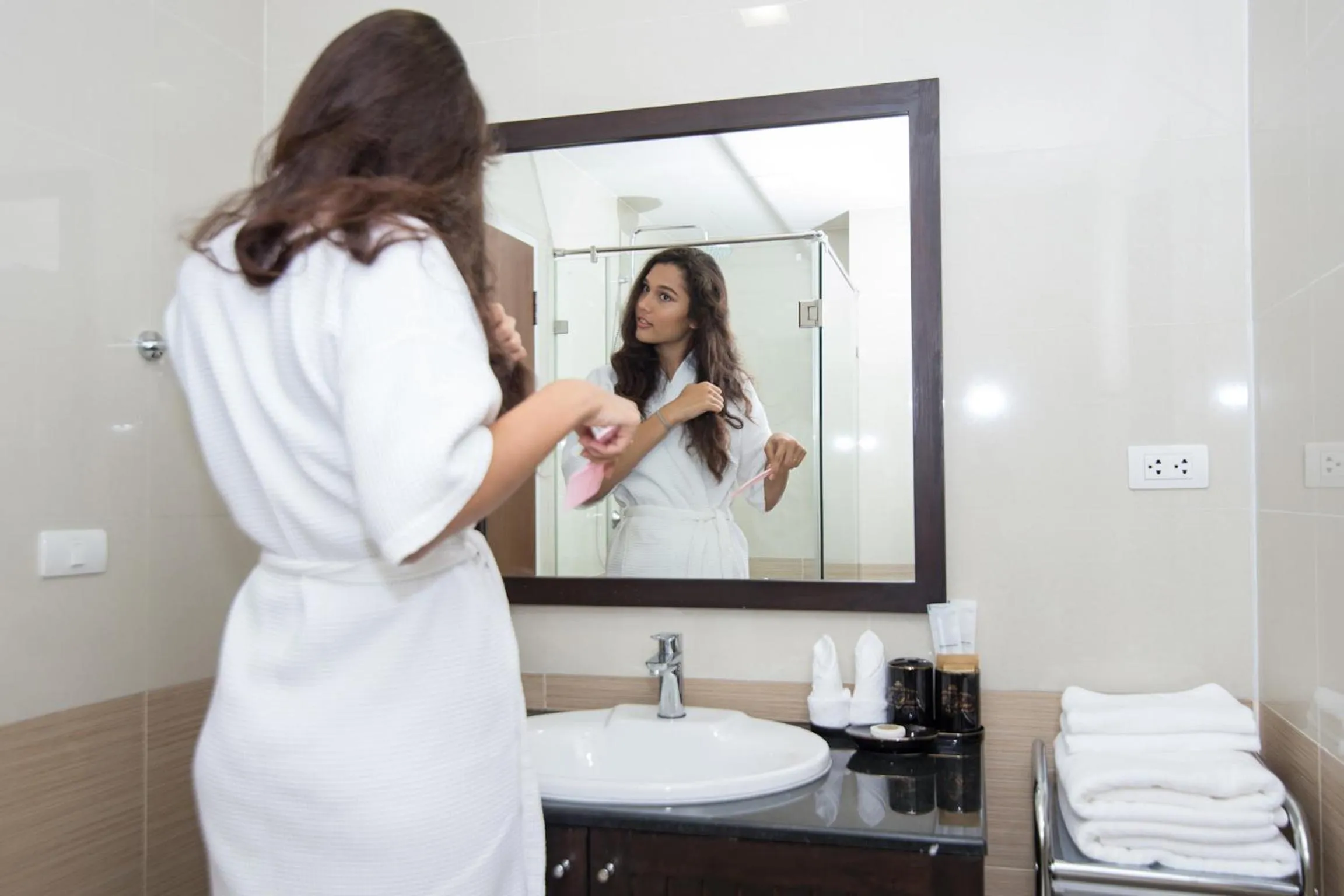 Bathroom in First Choice Grand Suites Sha Plus Extra