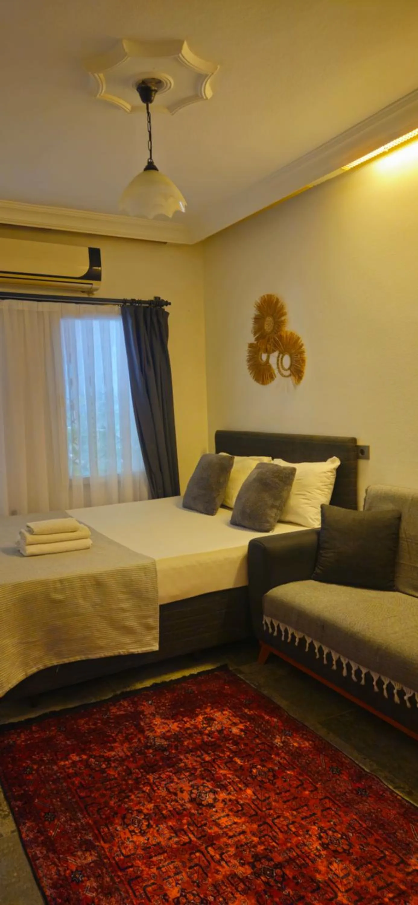 Bed in Merkez Kumsal Pansiyon