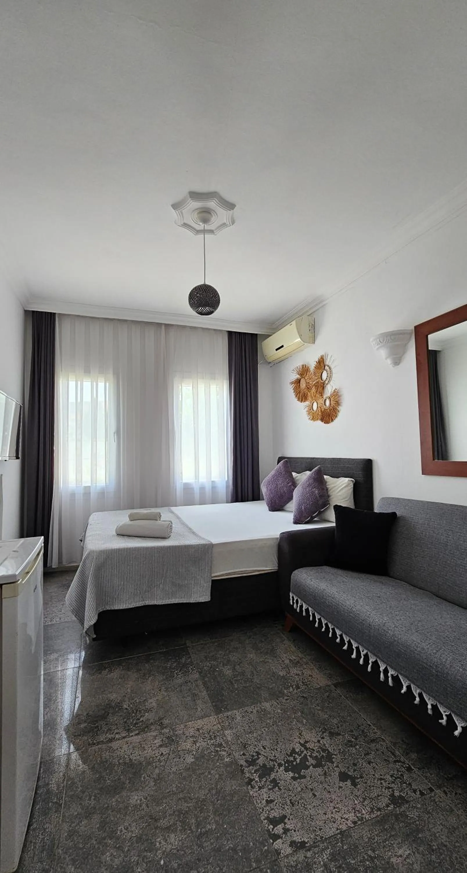 Bed in Merkez Kumsal Pansiyon