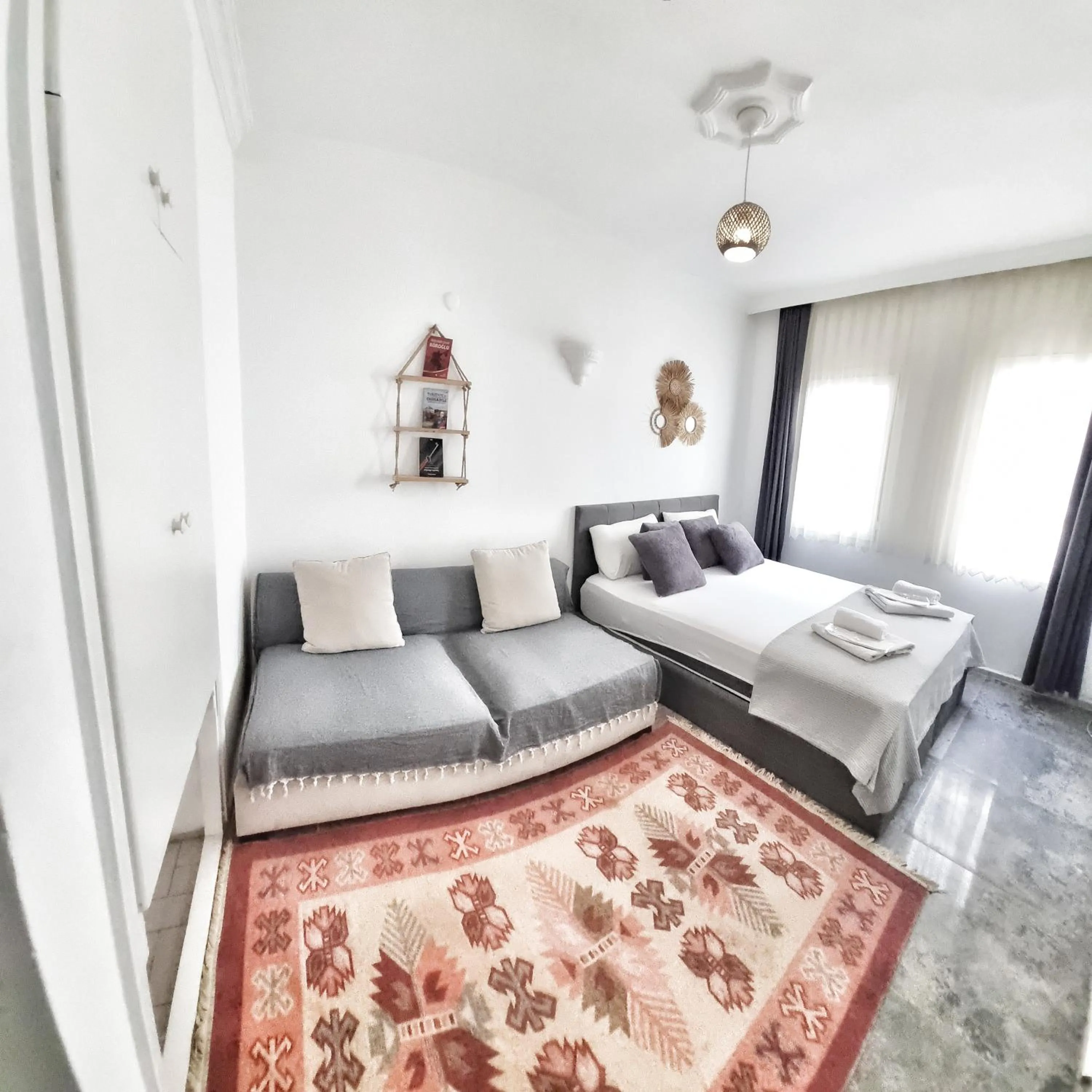 Bed in Merkez Kumsal Pansiyon