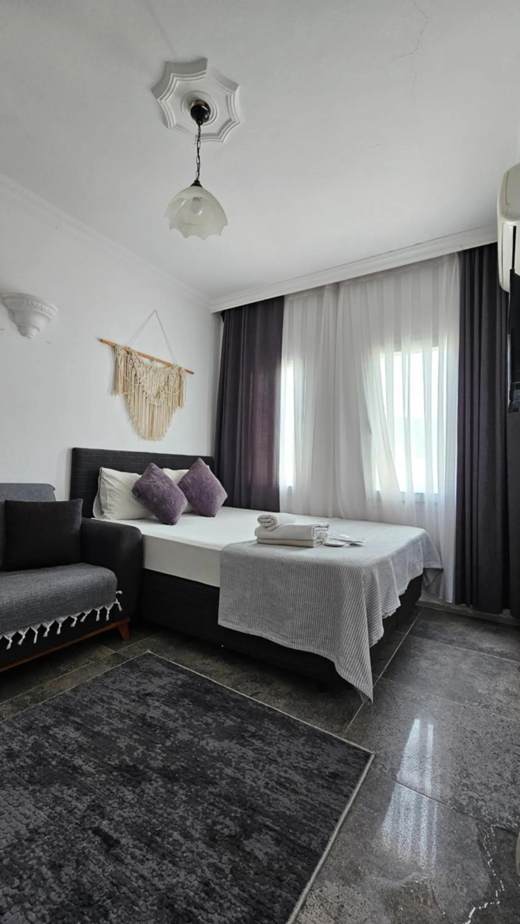 Bed in Merkez Kumsal Pansiyon