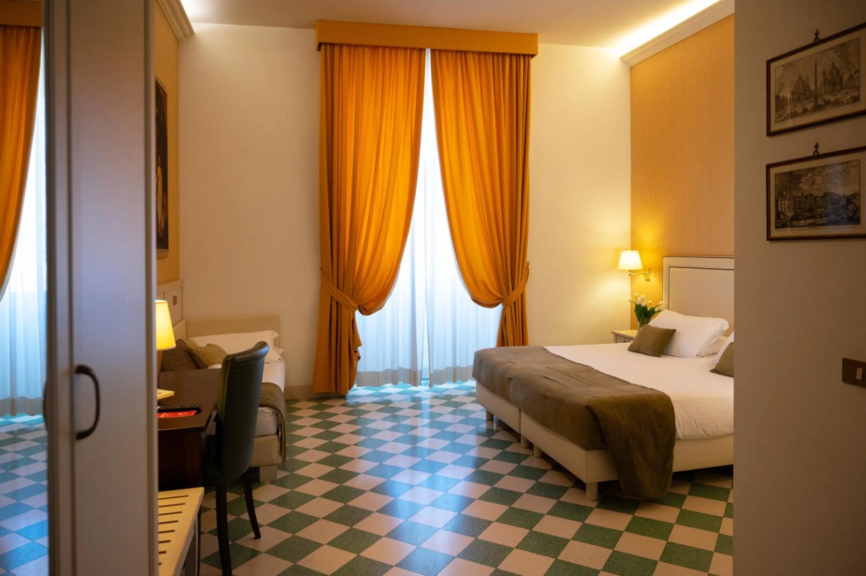 Bed in Basilica Hotel