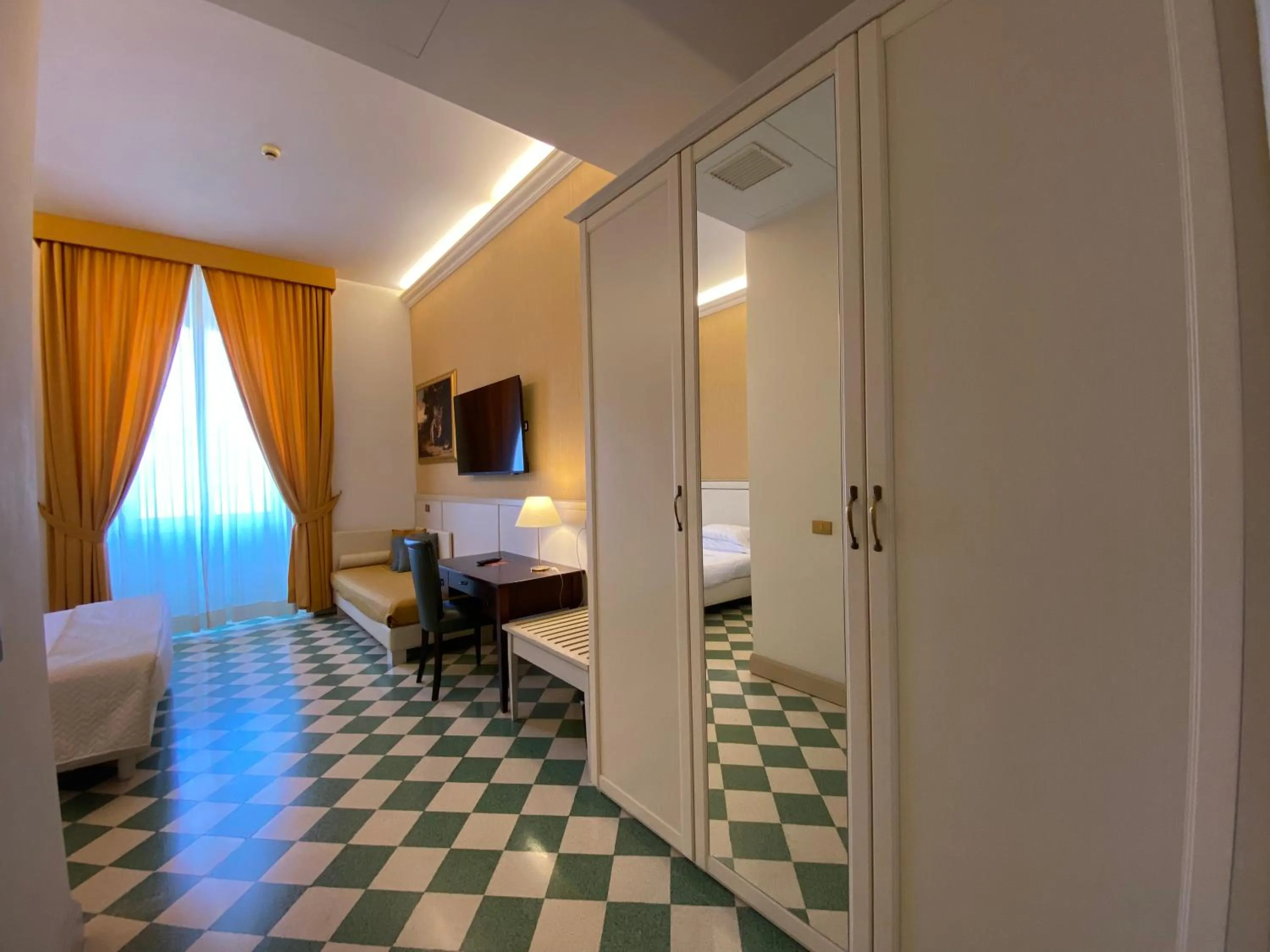 Bed in Basilica Hotel