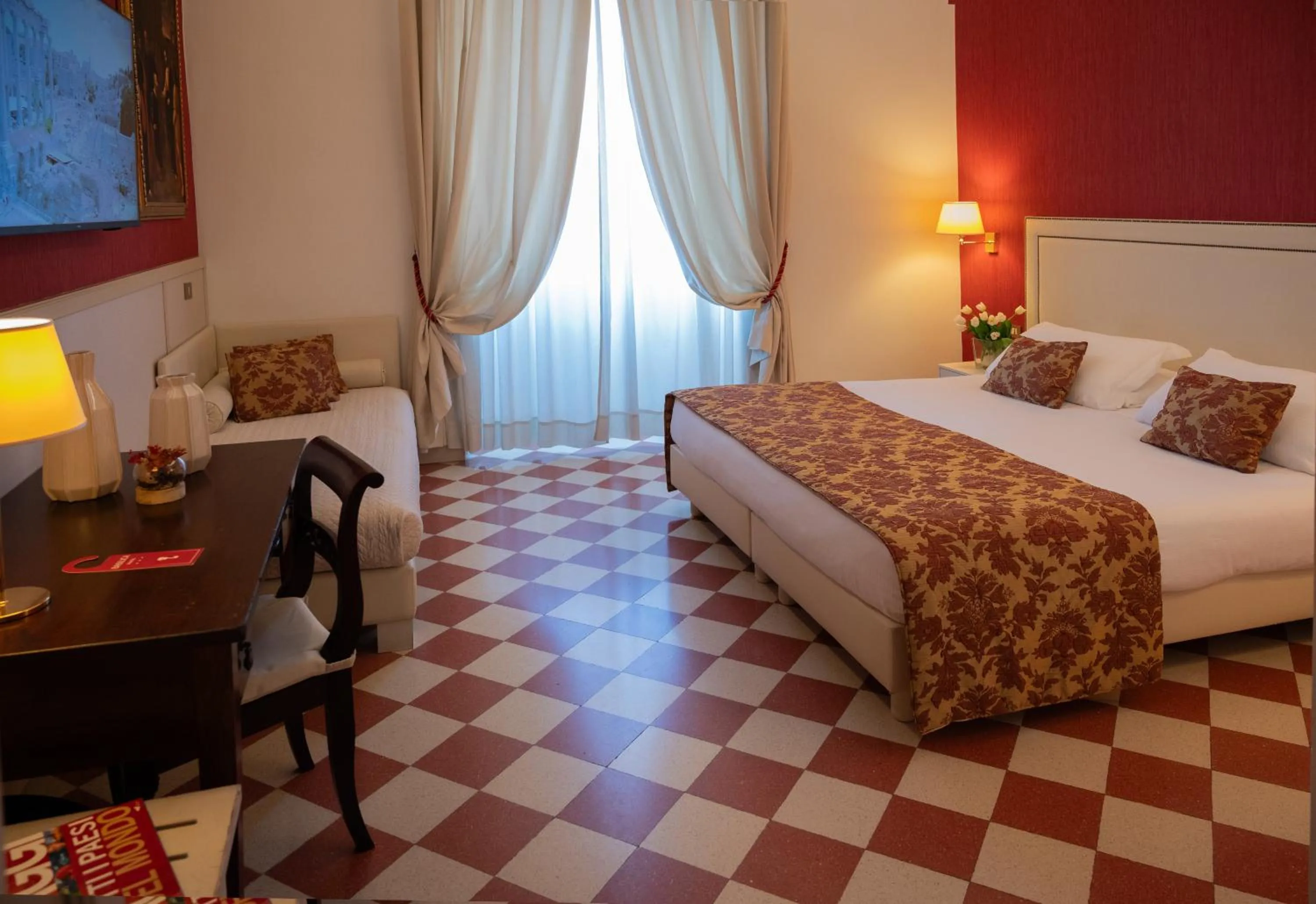 Bed in Basilica Hotel