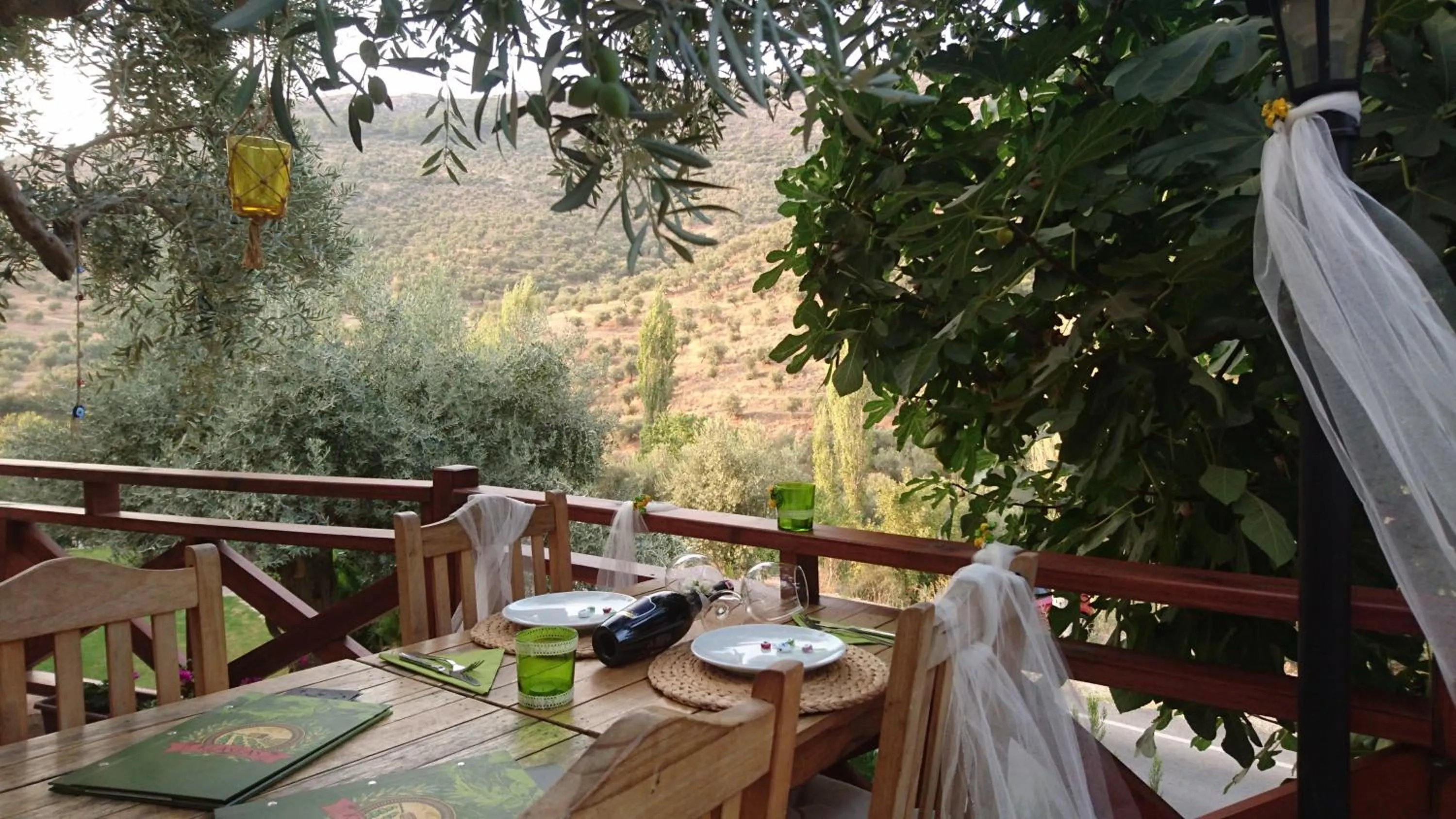 Balcony/Terrace in Şirince Klaseas Hotel&Restaurant