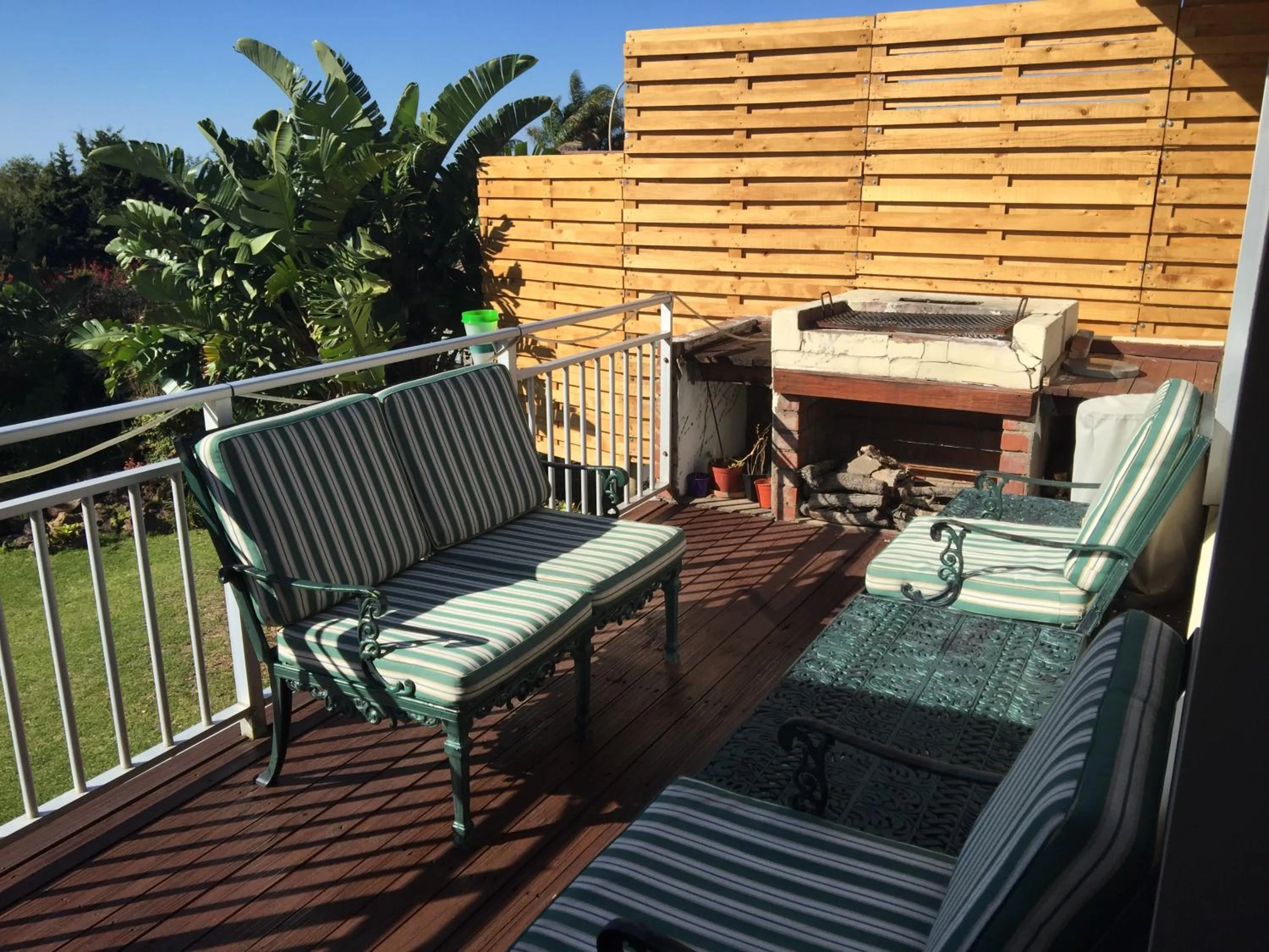 Patio in Jackie's B&B