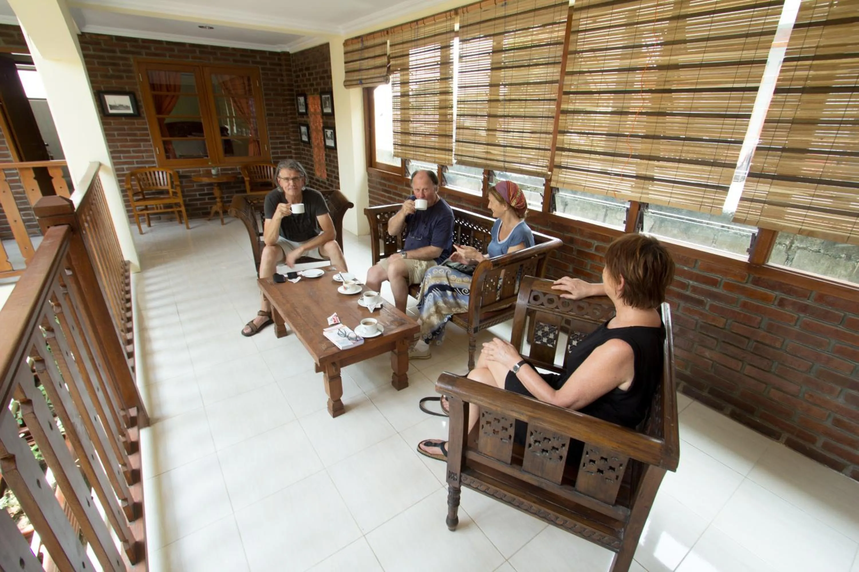 Garden in De Hostel Yogyakarta