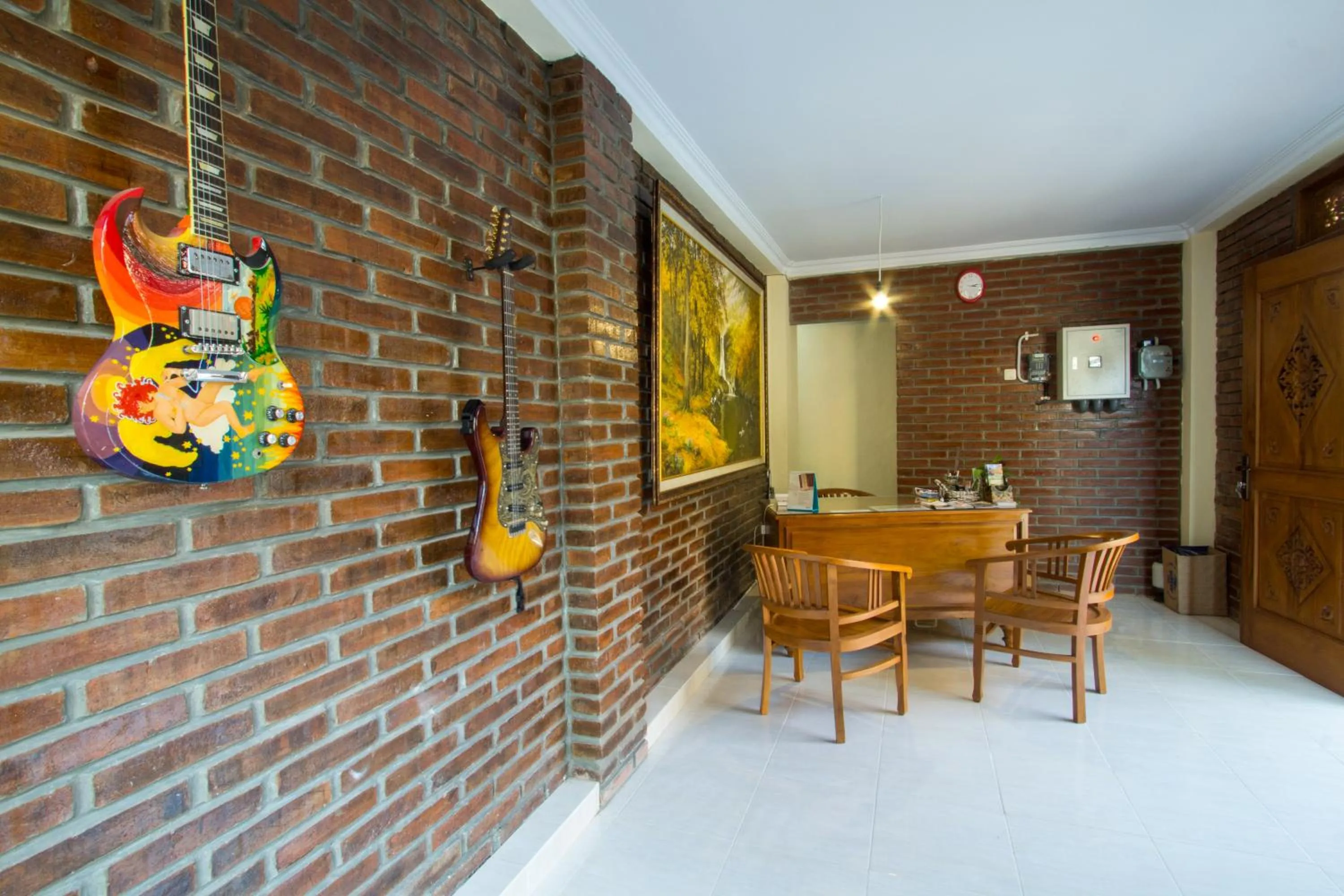Lobby or reception in De Hostel Yogyakarta