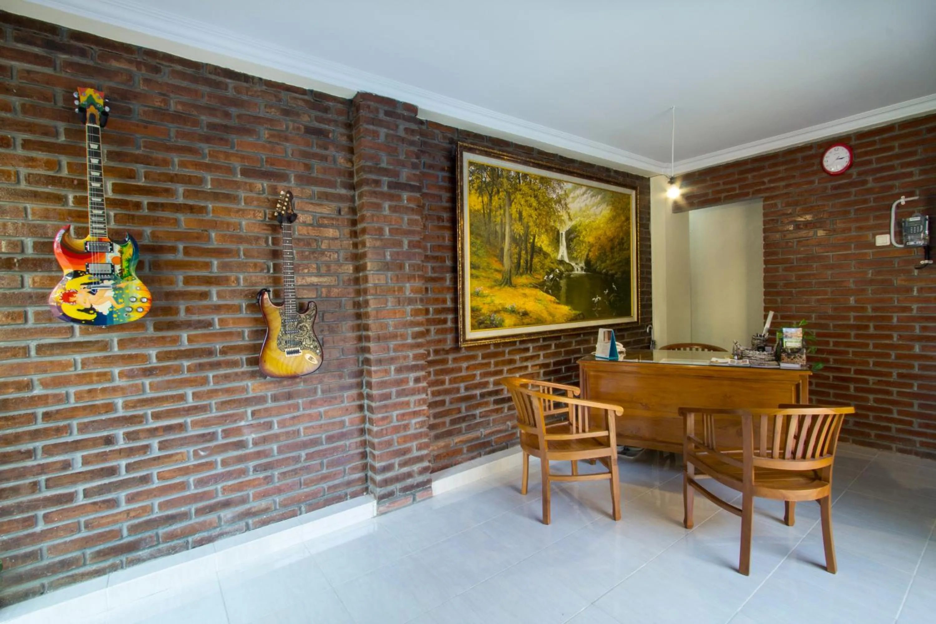 Lobby or reception in De Hostel Yogyakarta