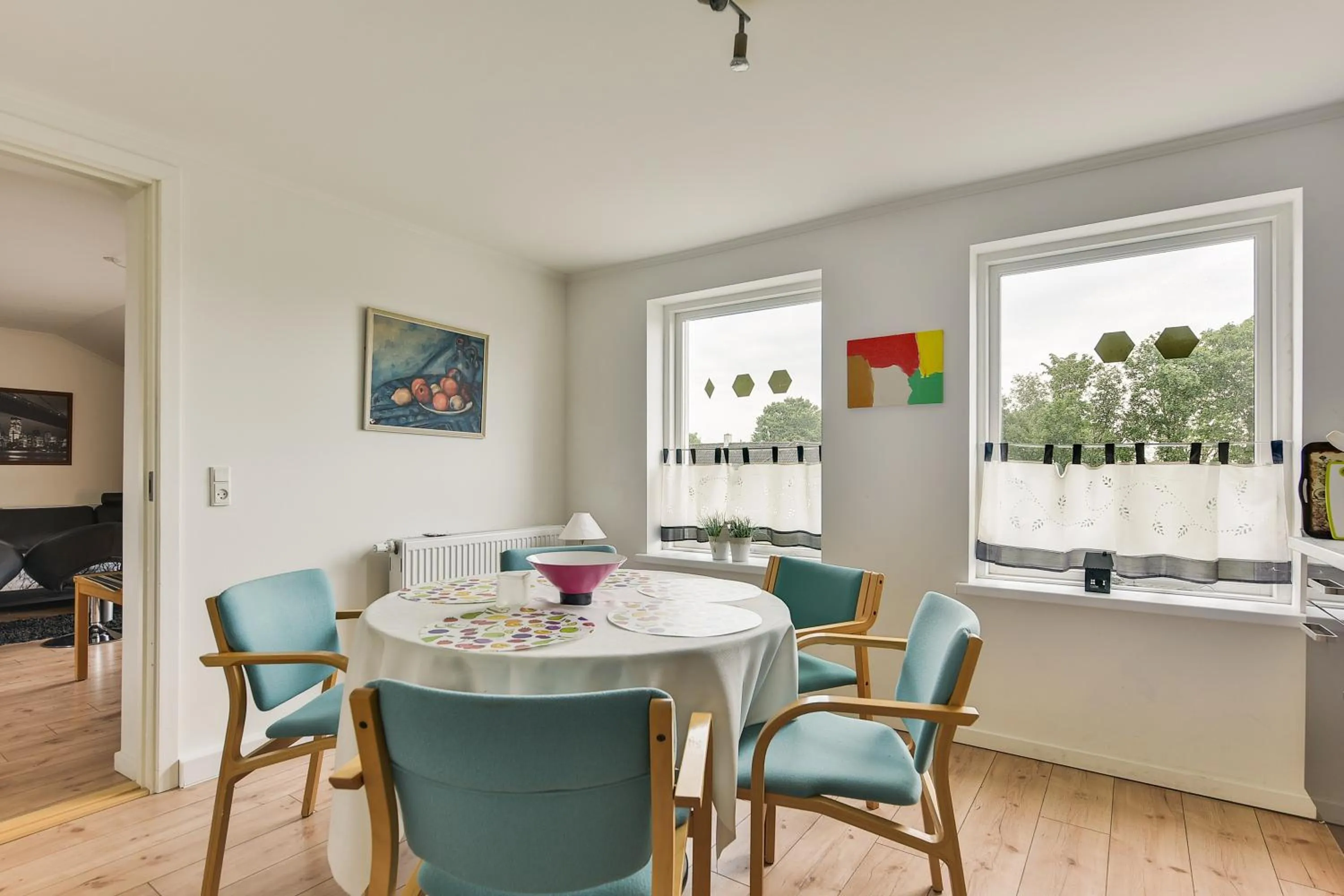 Dining area in Bjerndrup Lejlighed