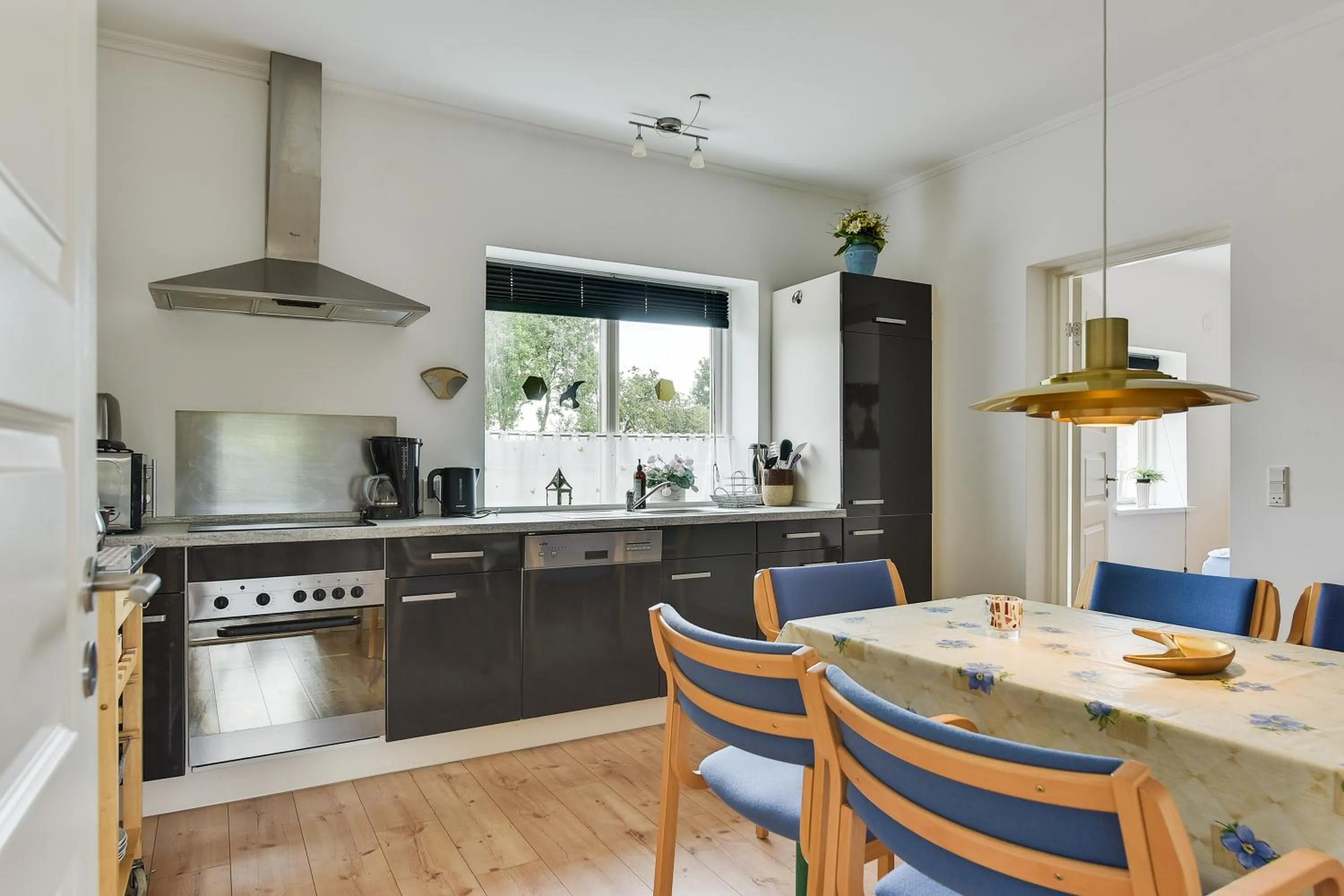 Kitchen or kitchenette in Bjerndrup Lejlighed