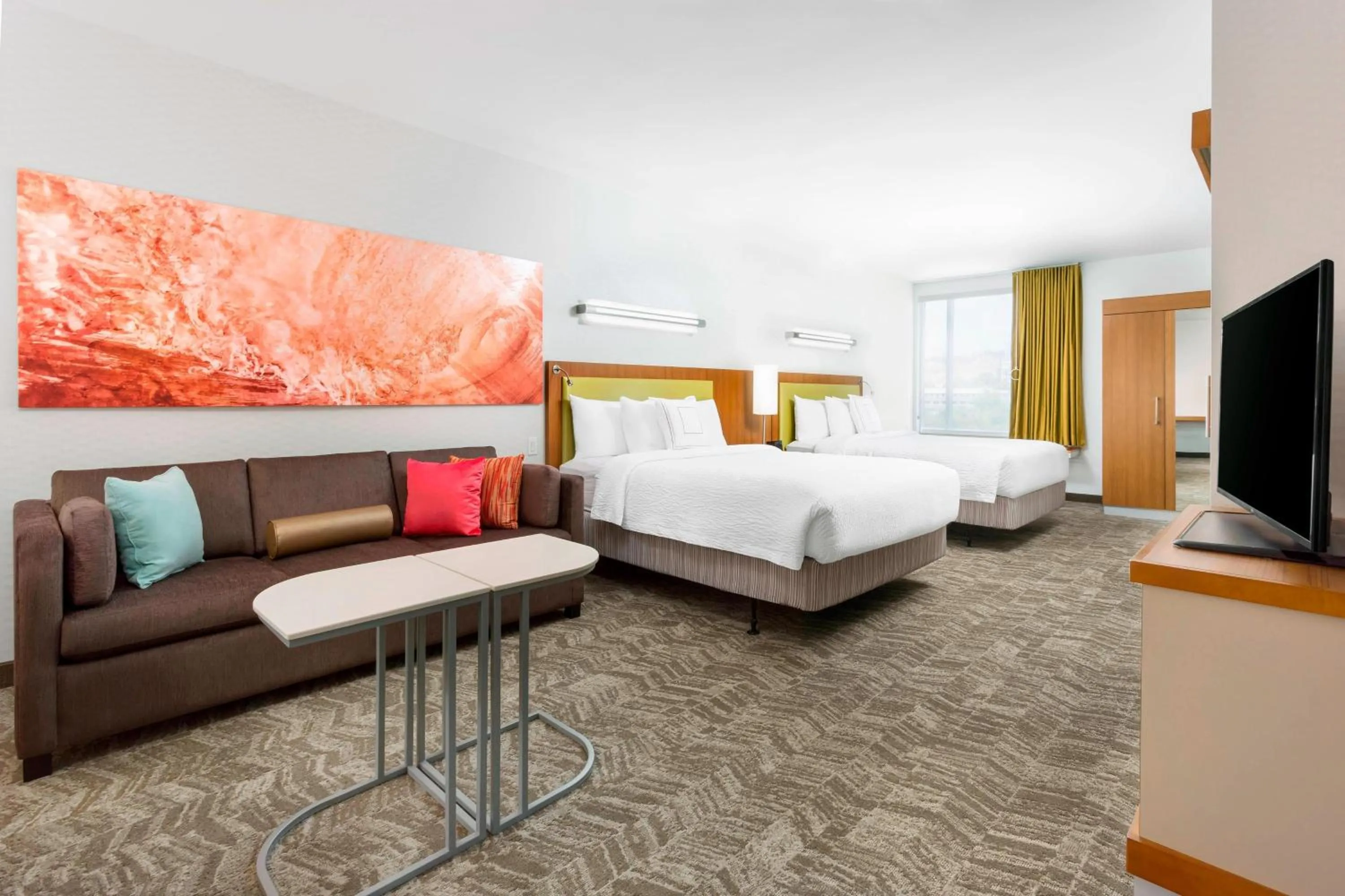 Photo of the whole room, Bed in SpringHill Suites by Marriott San Diego Mission Valley