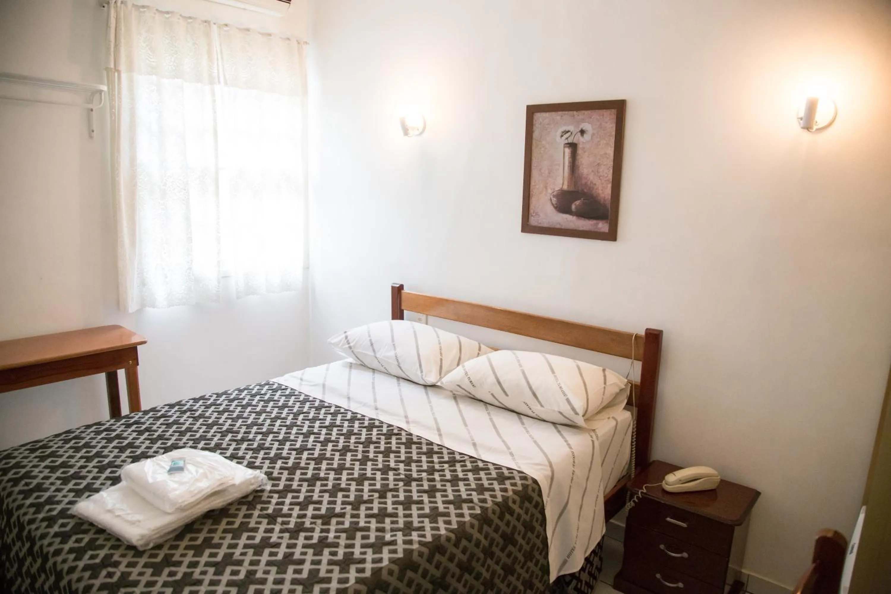 Bed in Hotel Turiassú