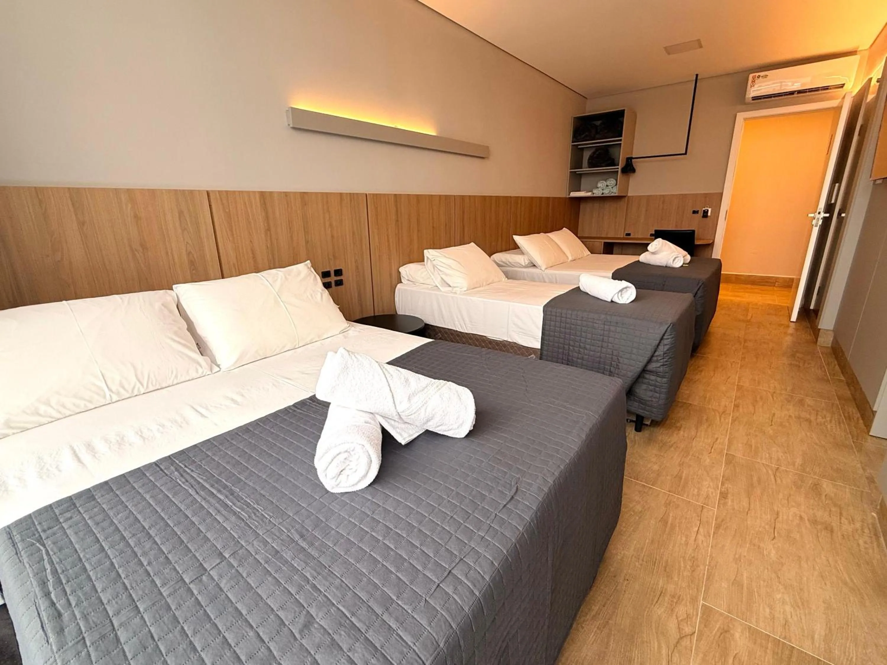 Bed in Pousada Duas Ilhas