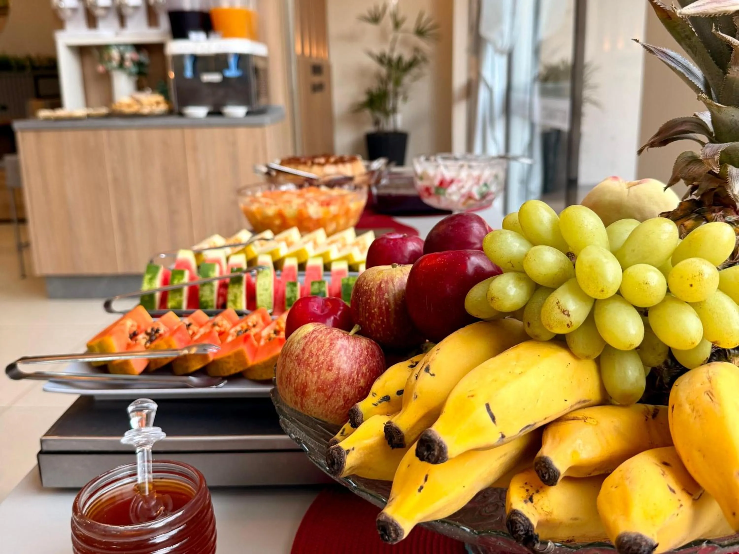 Buffet breakfast in Pousada Duas Ilhas