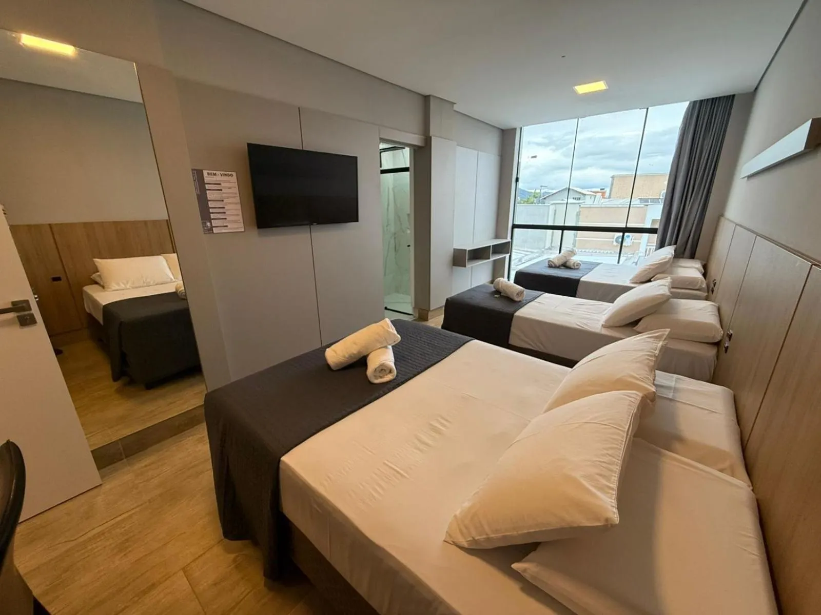 Bed in Pousada Duas Ilhas