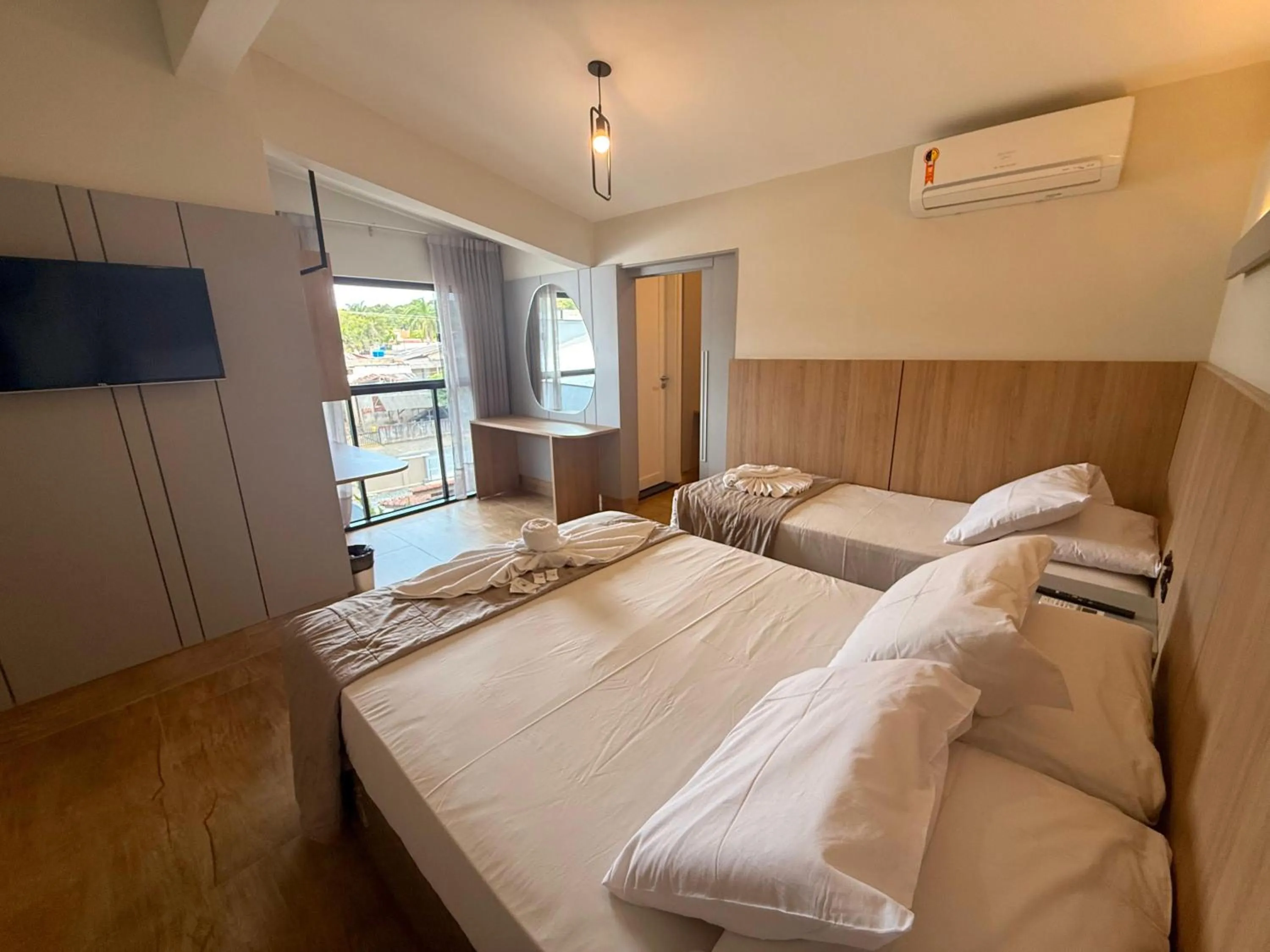 Bed in Pousada Duas Ilhas