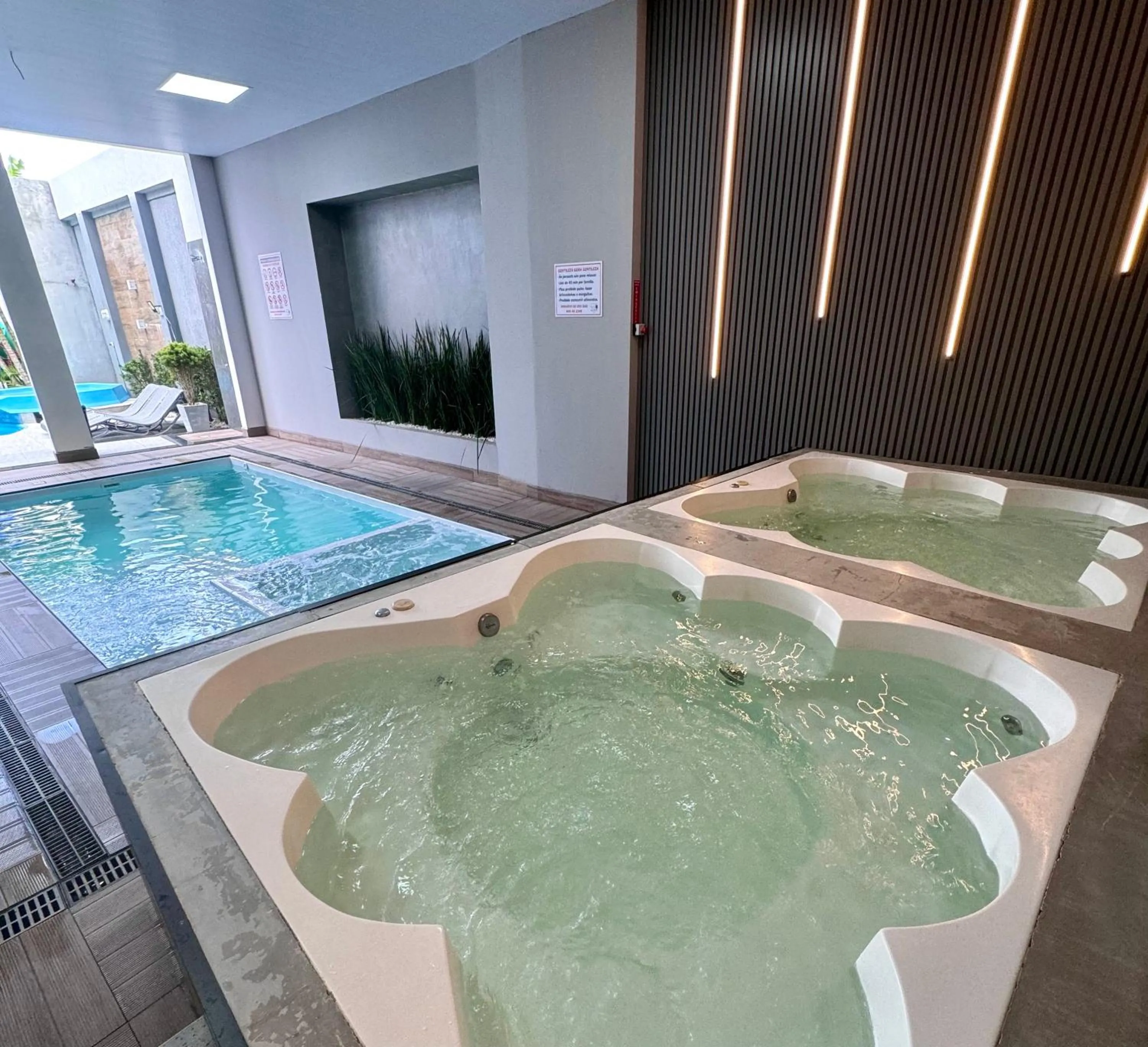 Hot Tub in Pousada Duas Ilhas