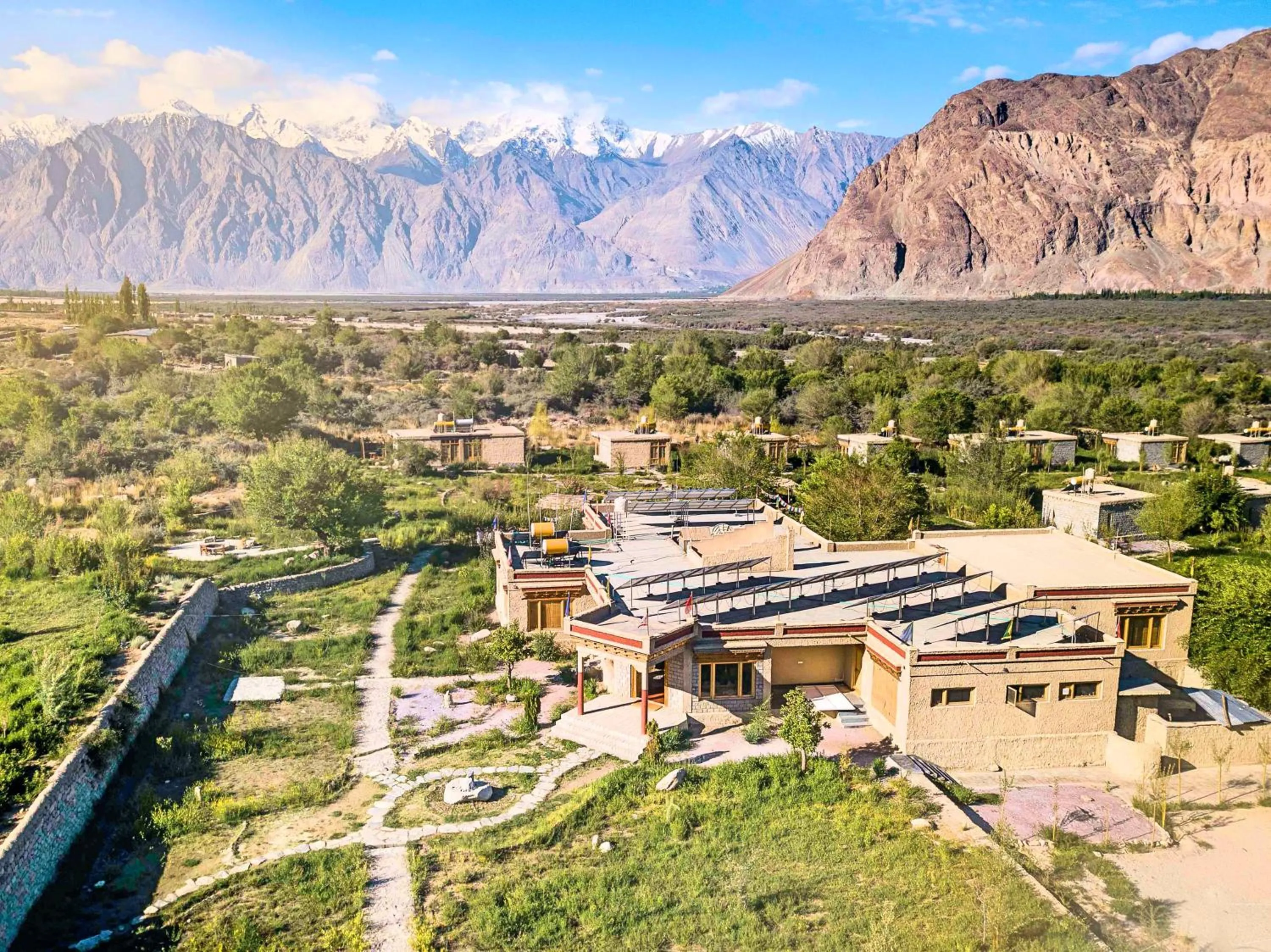 Property building in Lchang Nang Retreat-THE HOUSE OF TREES-Nubra Valley