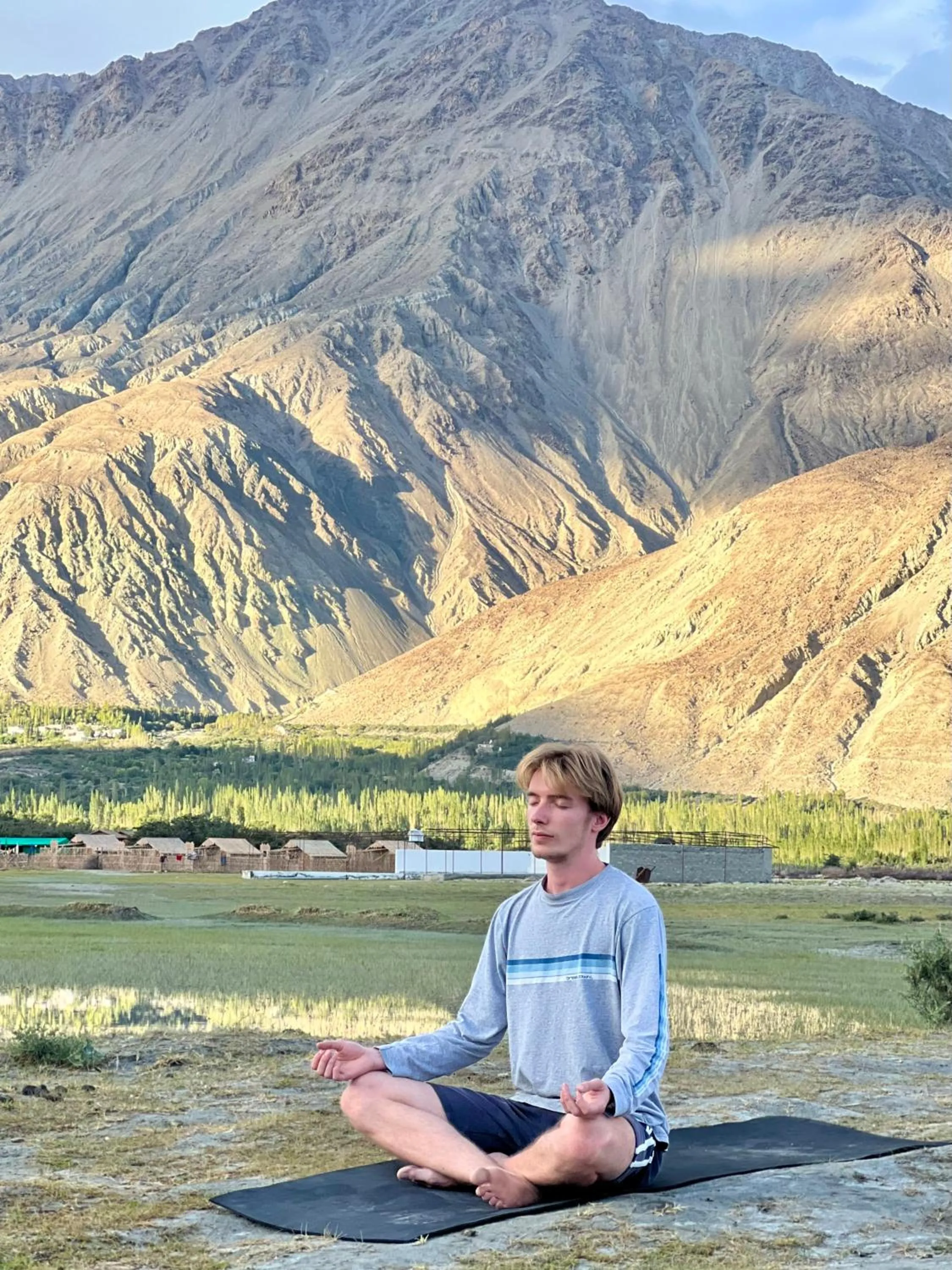 Natural landscape in Lchang Nang Retreat-THE HOUSE OF TREES-Nubra Valley