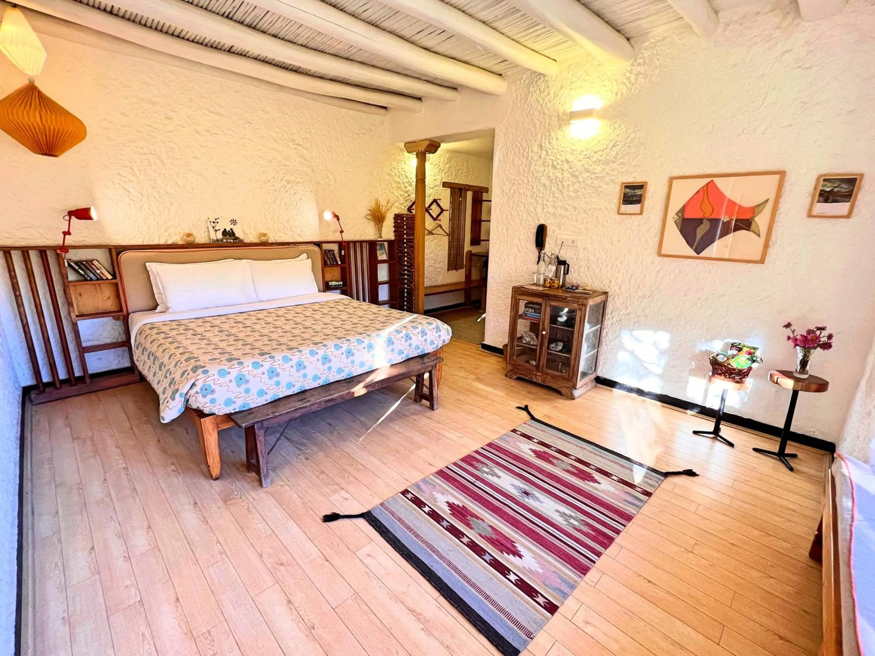Bedroom, Bed in Lchang Nang Retreat-THE HOUSE OF TREES-Nubra Valley