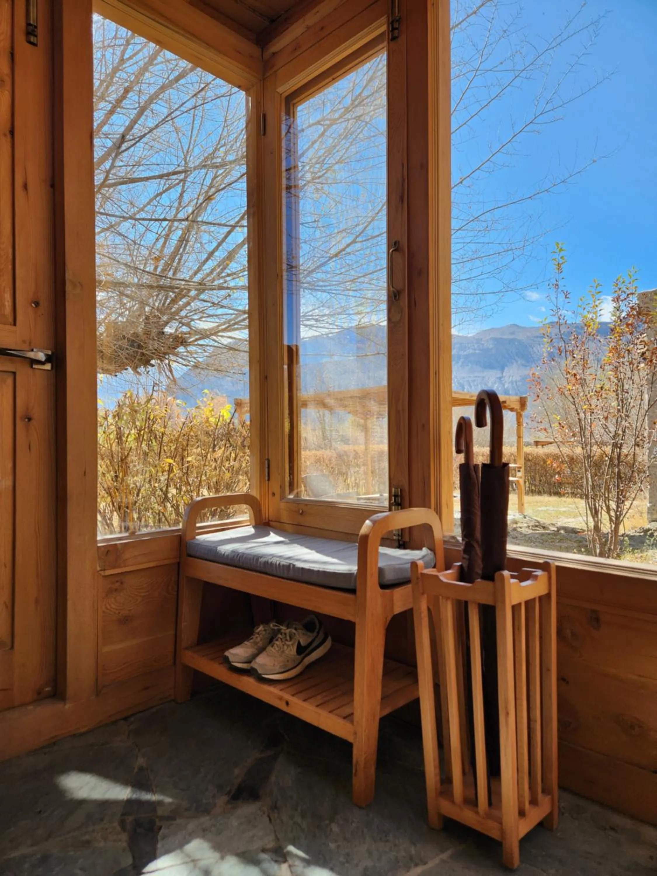 Bedroom in Lchang Nang Retreat-THE HOUSE OF TREES-Nubra Valley