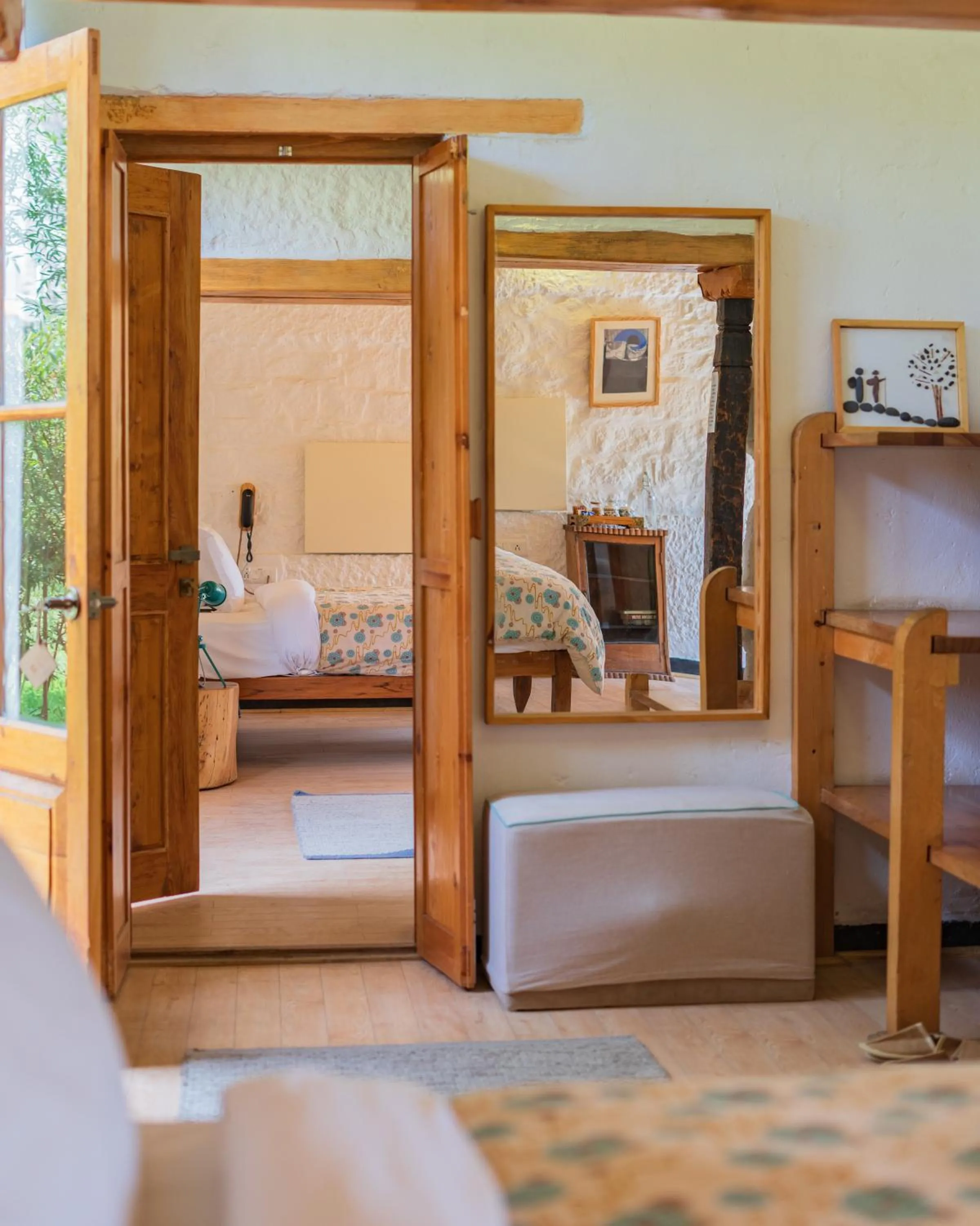 Bedroom, Bed in Lchang Nang Retreat-THE HOUSE OF TREES-Nubra Valley