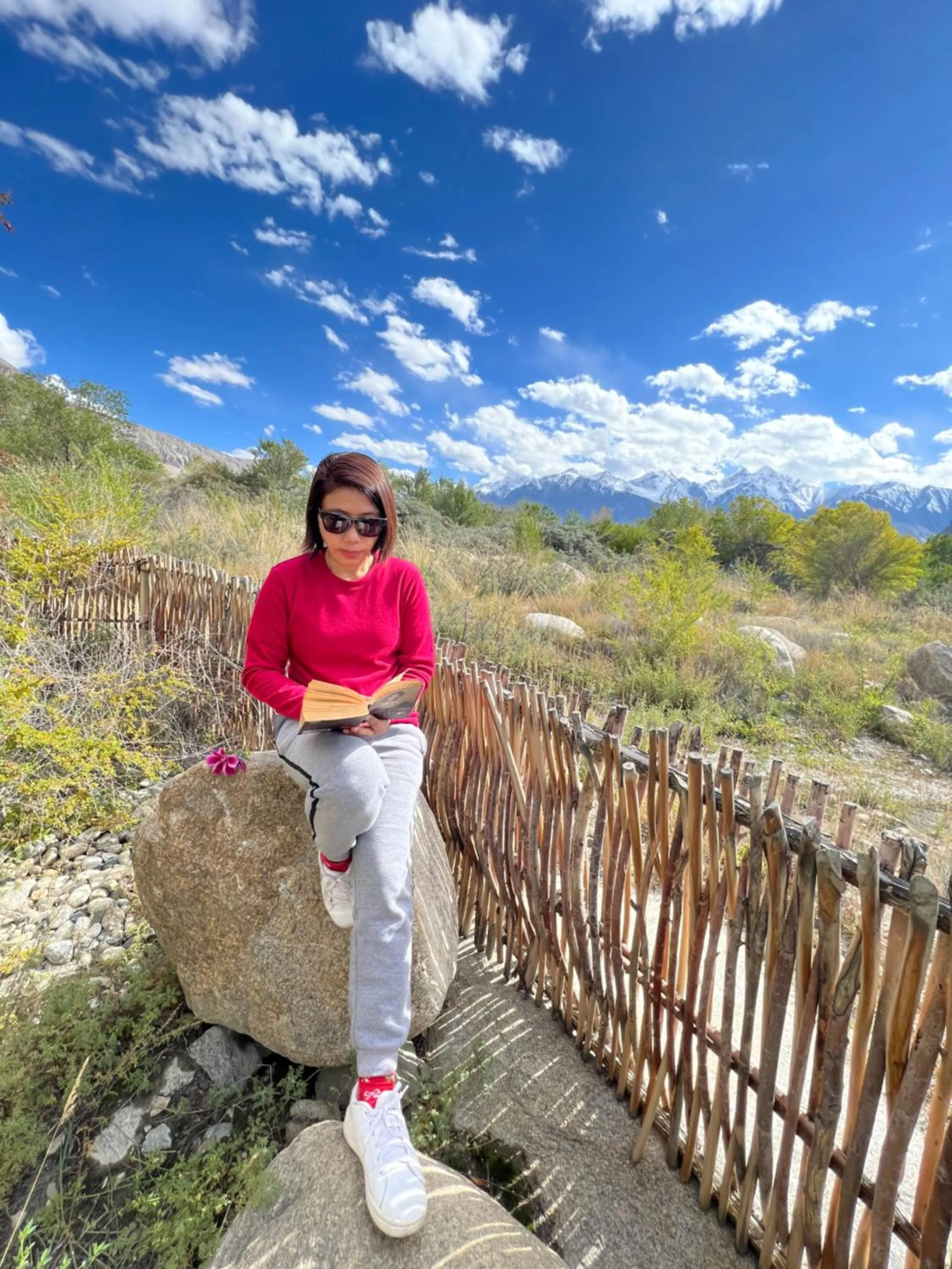 Natural landscape in Lchang Nang Retreat-THE HOUSE OF TREES-Nubra Valley