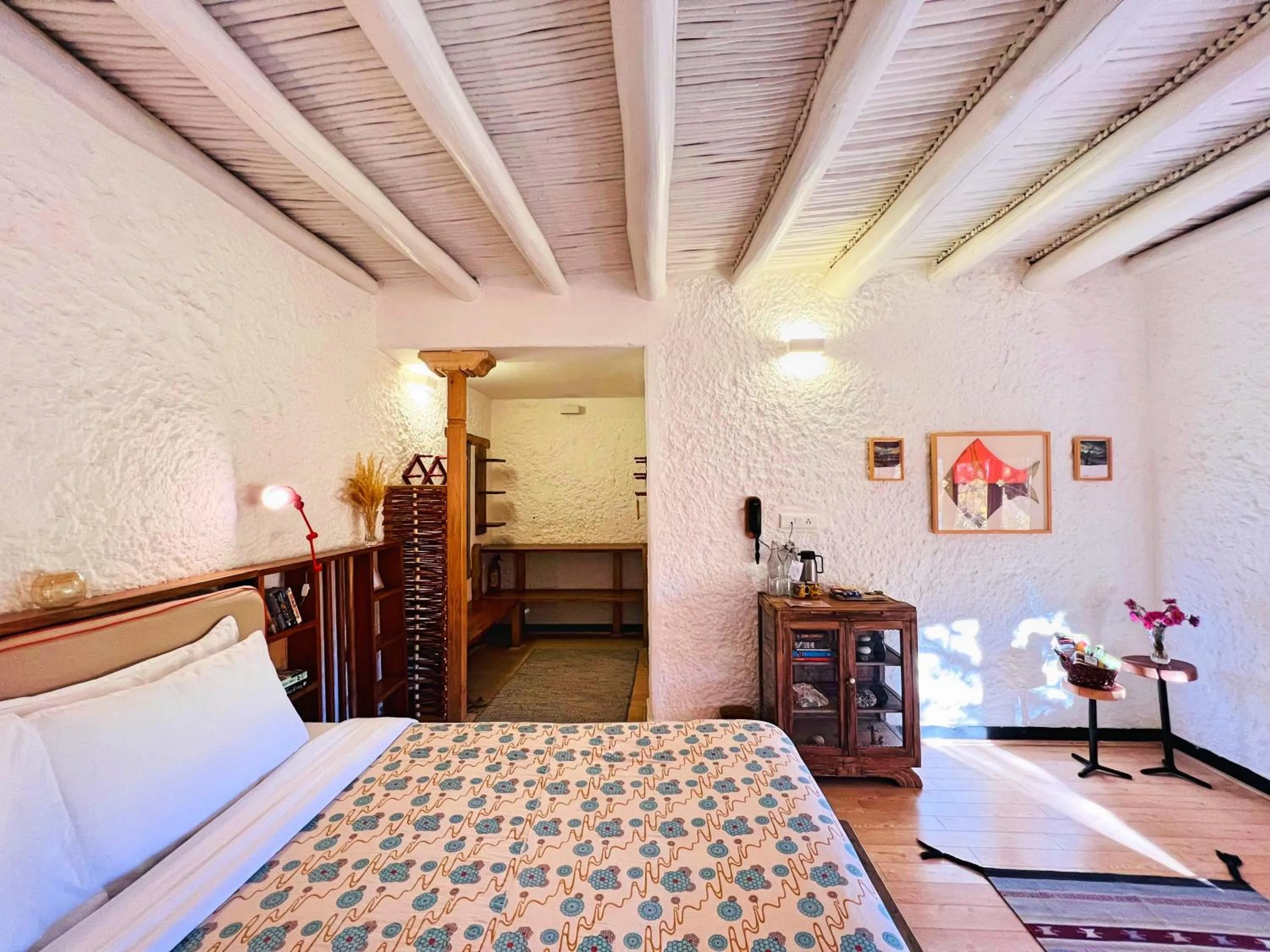 Bedroom, Bed in Lchang Nang Retreat-THE HOUSE OF TREES-Nubra Valley