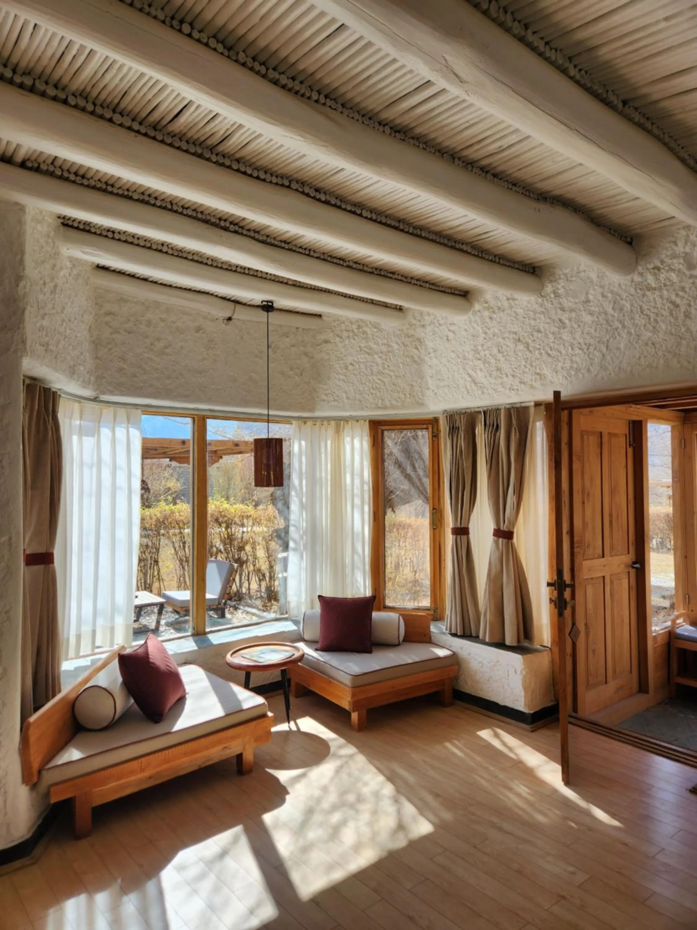 Bedroom in Lchang Nang Retreat-THE HOUSE OF TREES-Nubra Valley