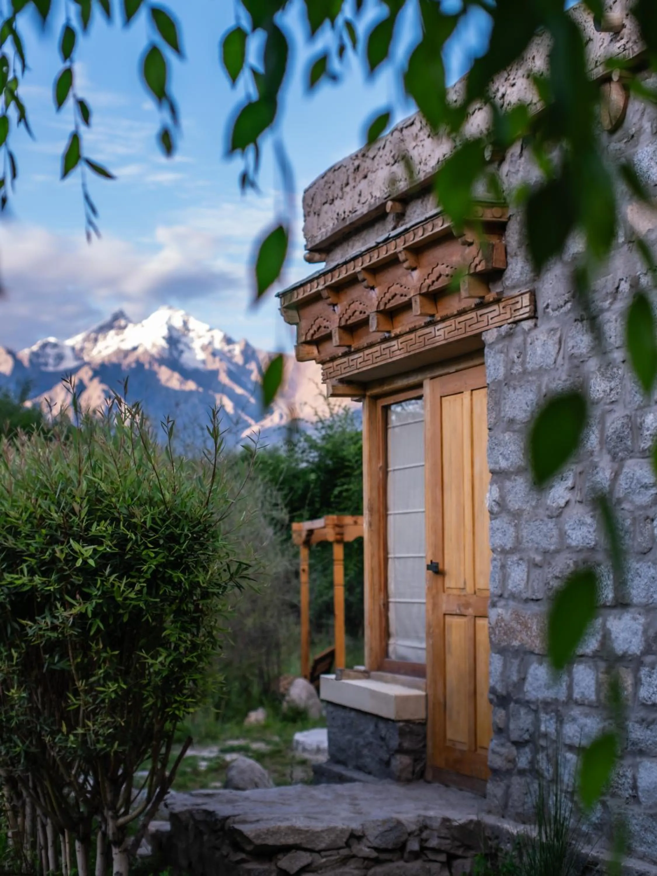 View (from property/room) in Lchang Nang Retreat-THE HOUSE OF TREES-Nubra Valley