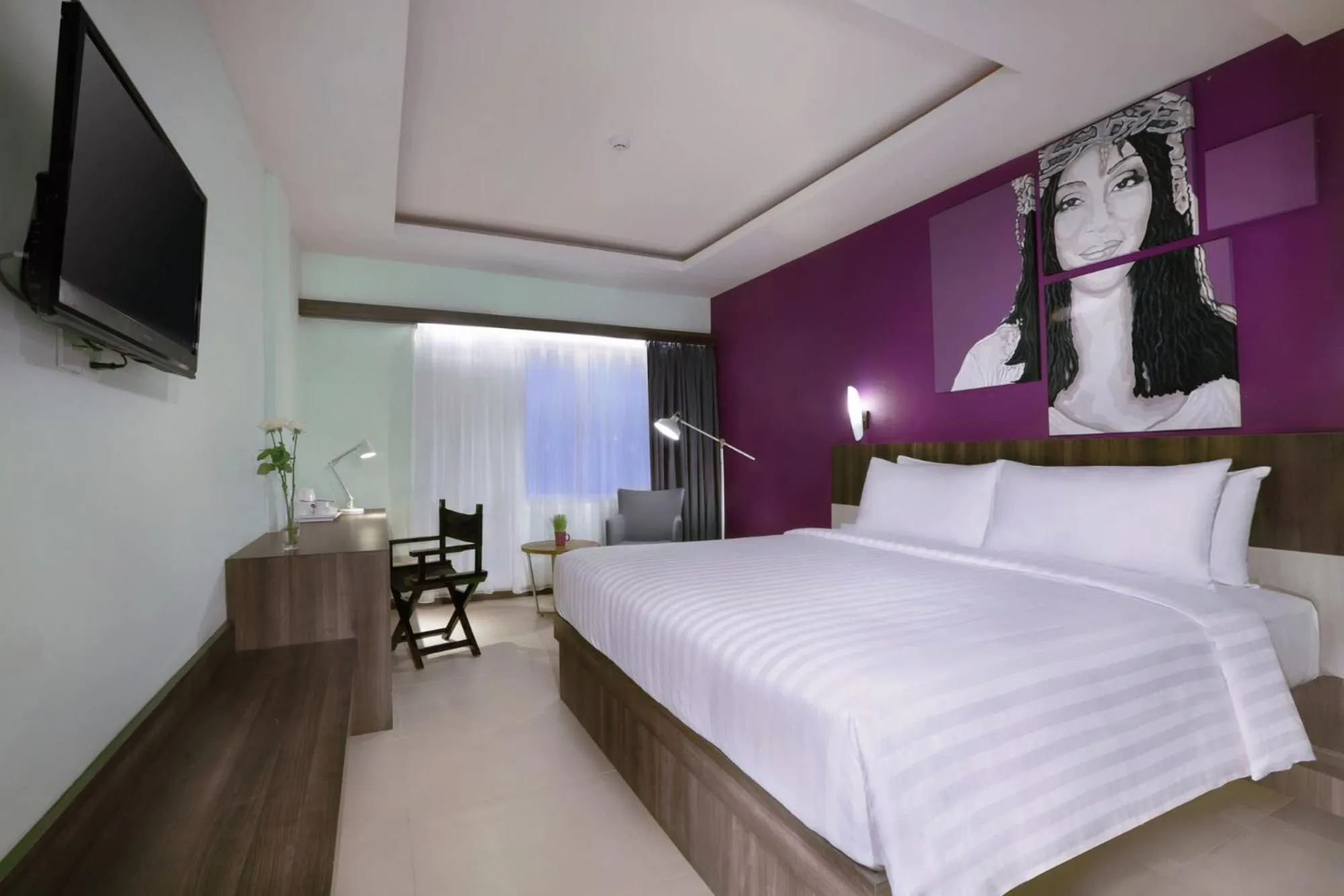 Bed in OS Style Hotel Batu Aji Batam Powered by Archipelago