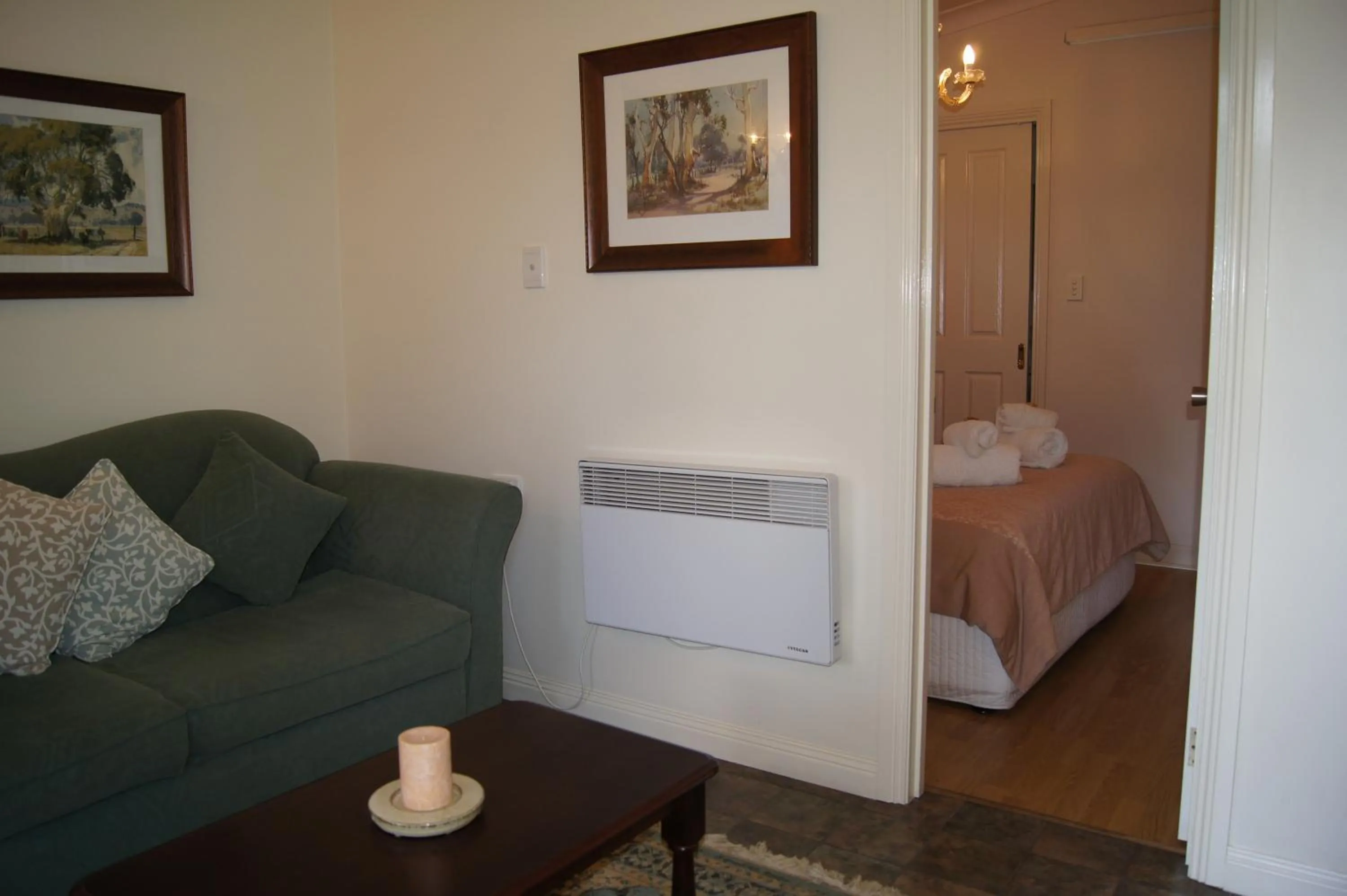 Living room, Bed in Chalets Lumineux