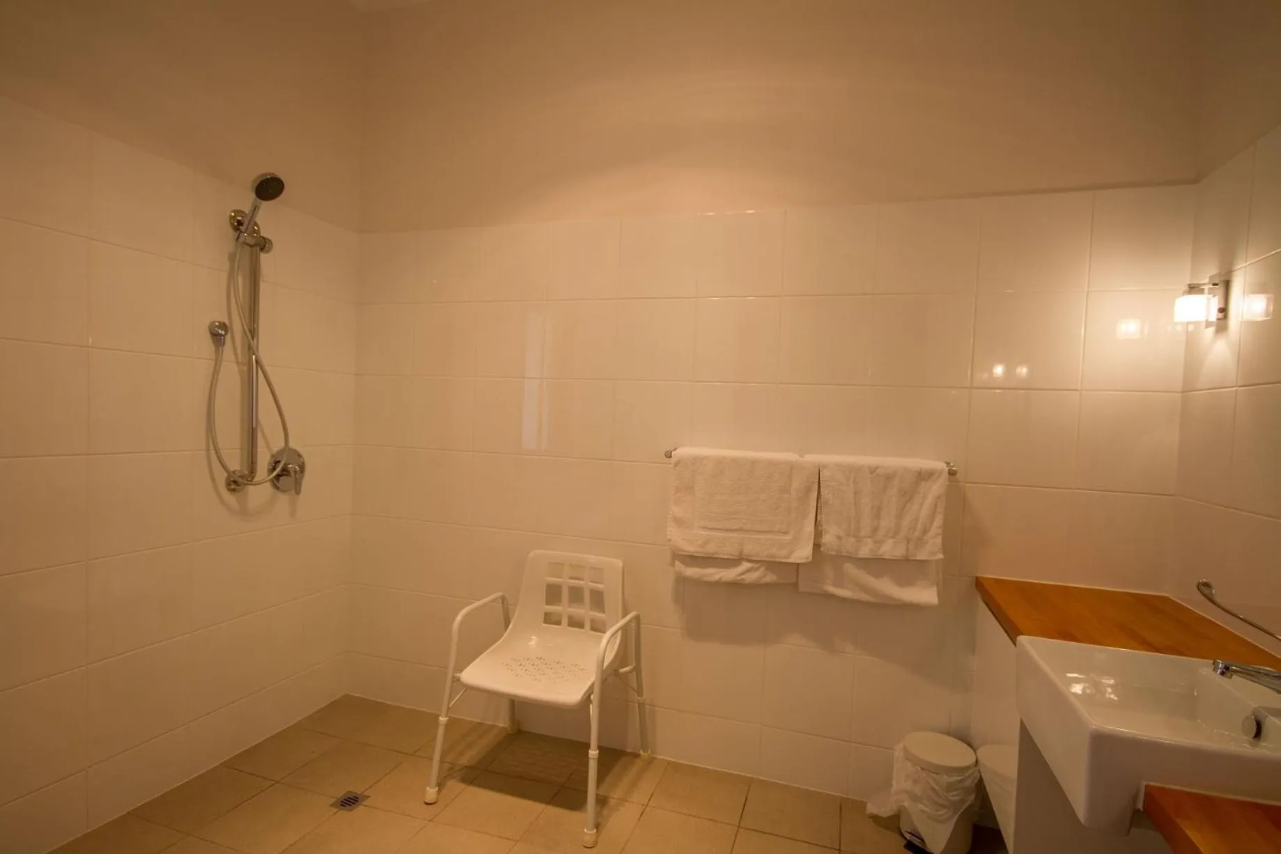 Bathroom in Birdwood Motel