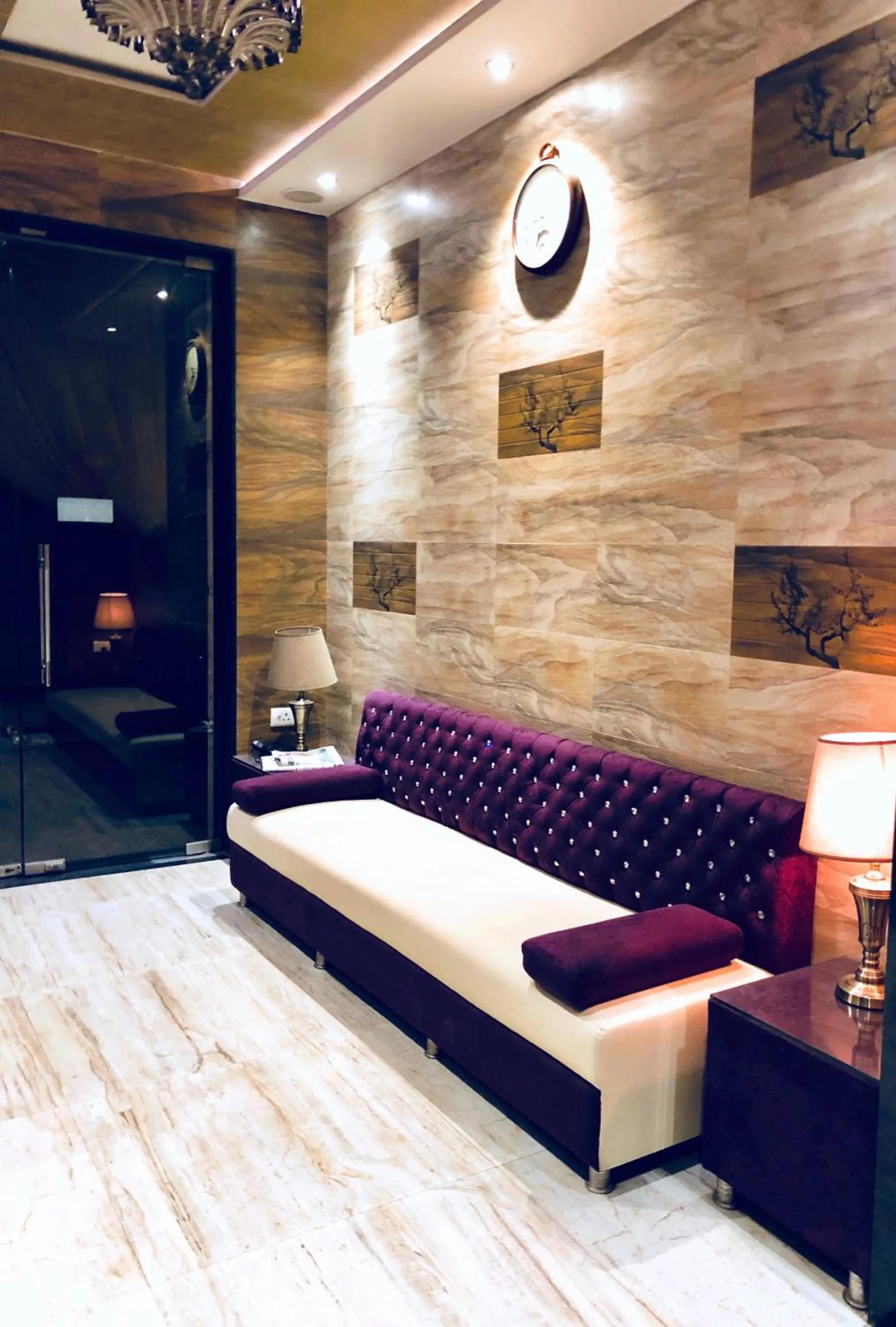 Seating area in Hotel Spiti