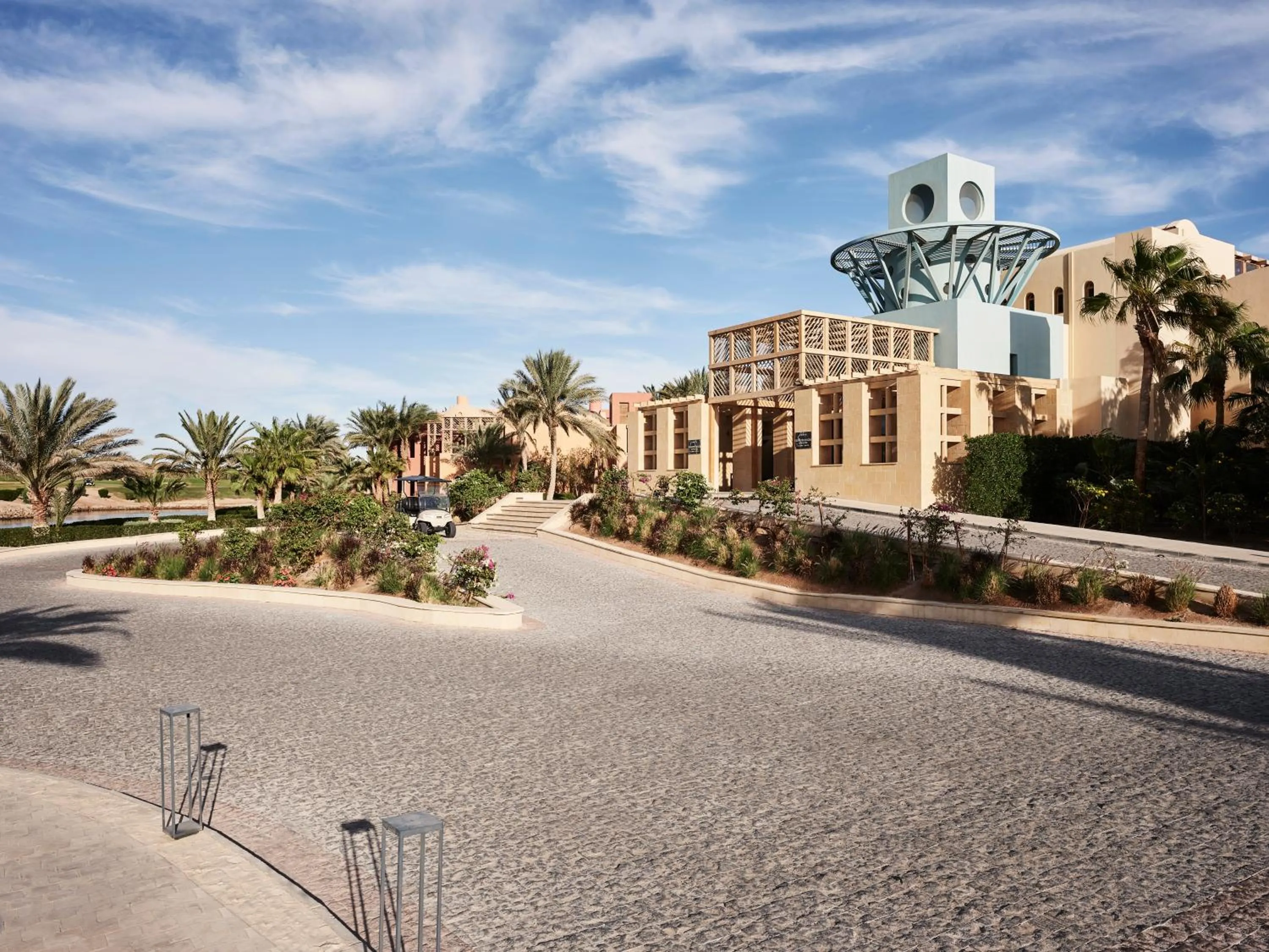 Facade/entrance in Steigenberger Golf Resort El Gouna
