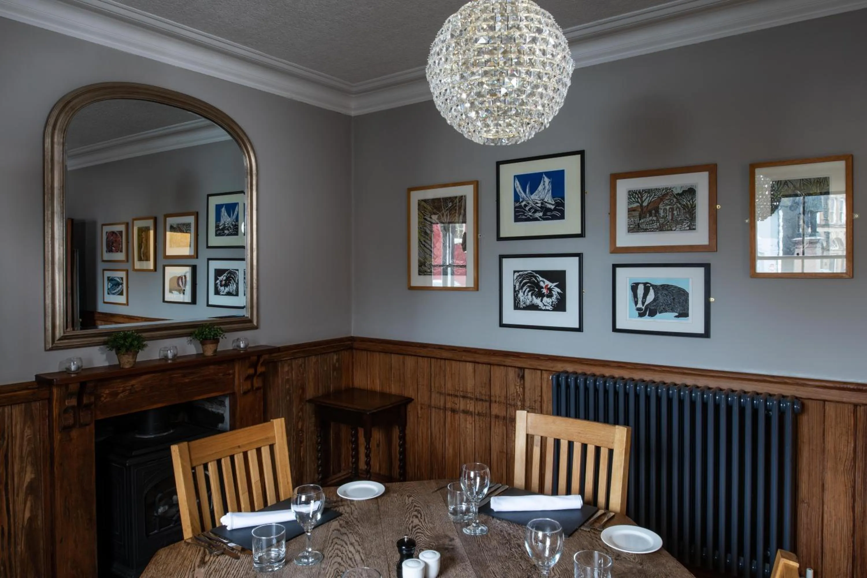 Dining area in Y Talbot
