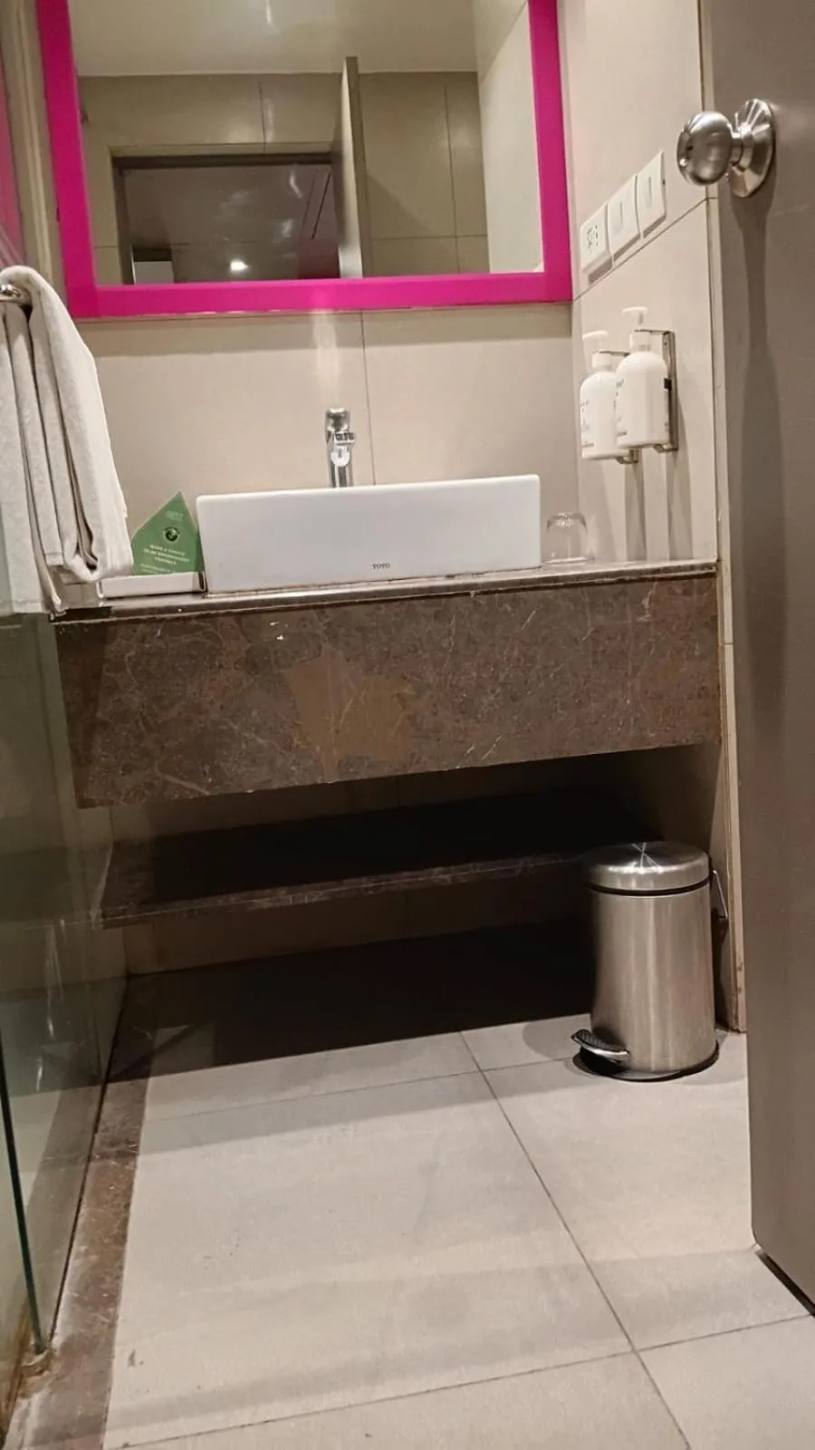 Bathroom in ZIBE Coimbatore by GRT Hotels