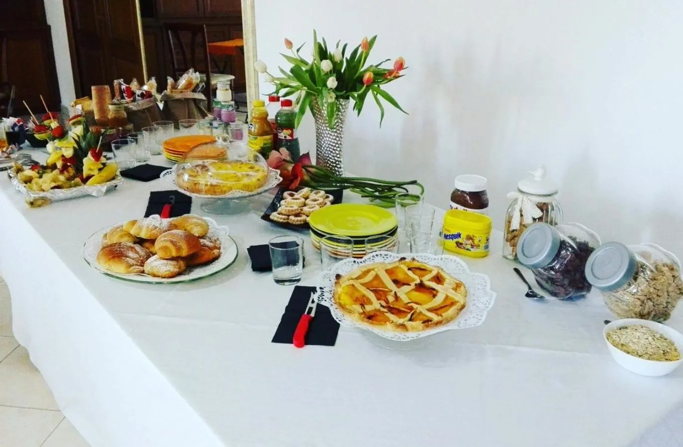 Food close-up in Villa Elegance