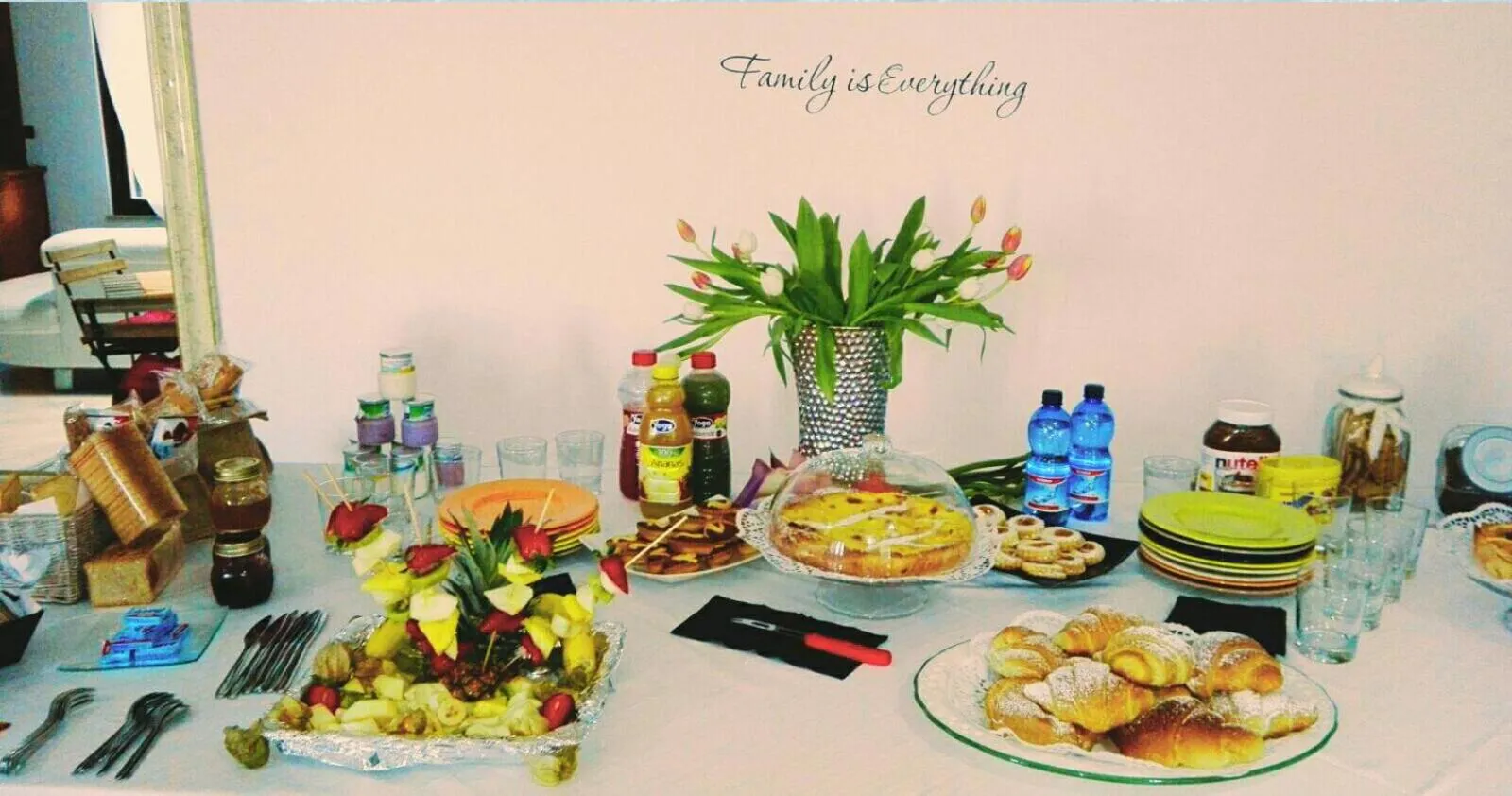 Food close-up in Villa Elegance