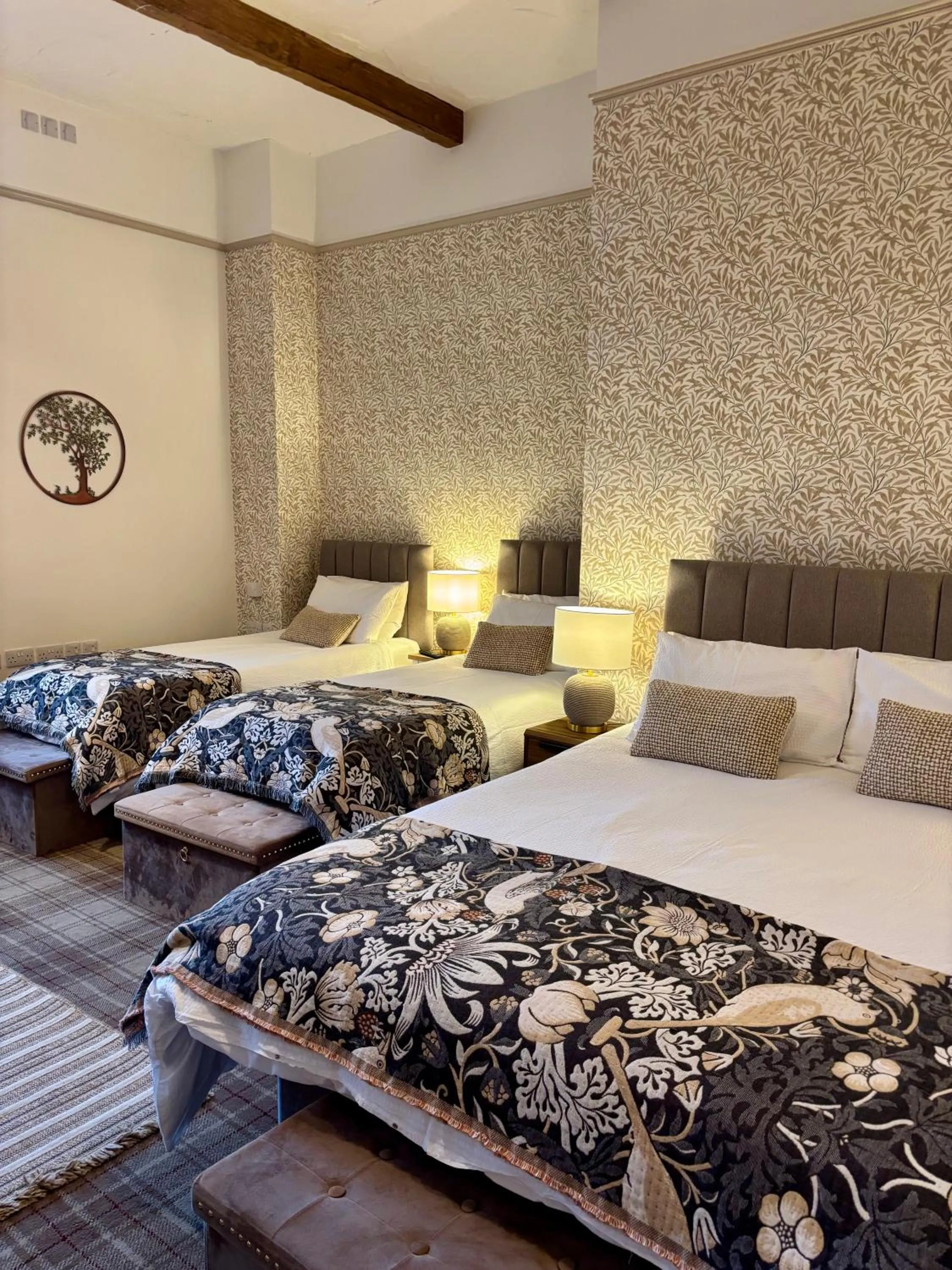 Bed in Blenkinsopp Castle Inn