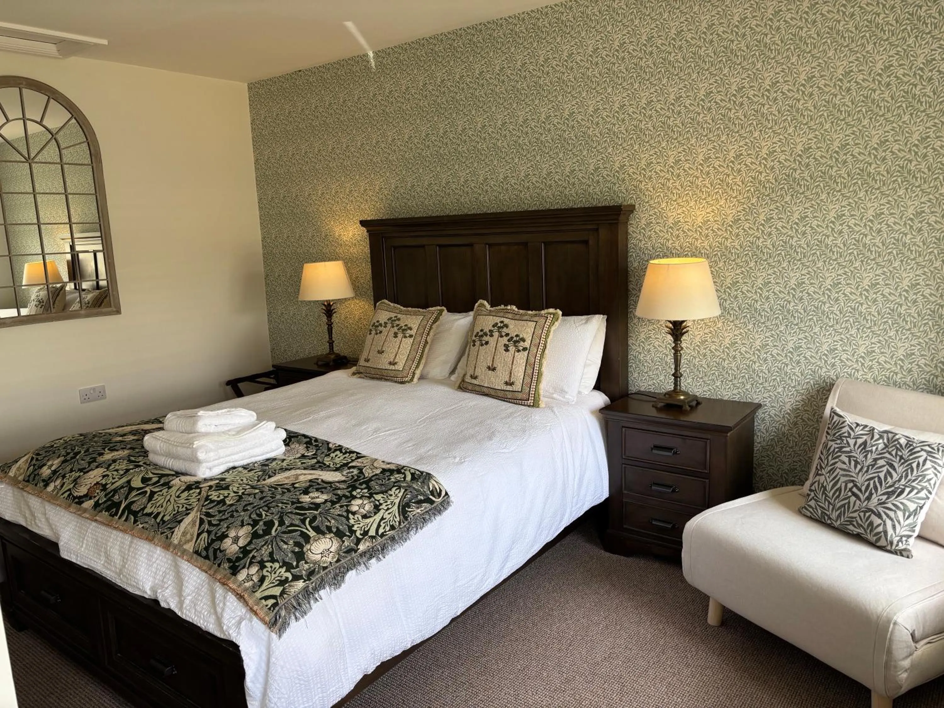 Bed in Blenkinsopp Castle Inn