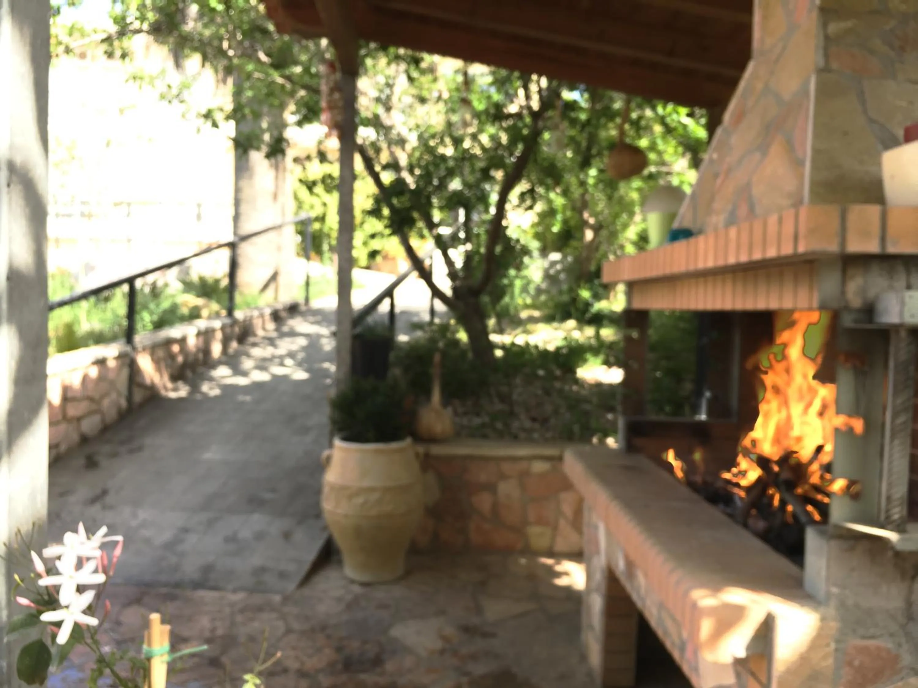 BBQ facilities in Athina Hotel