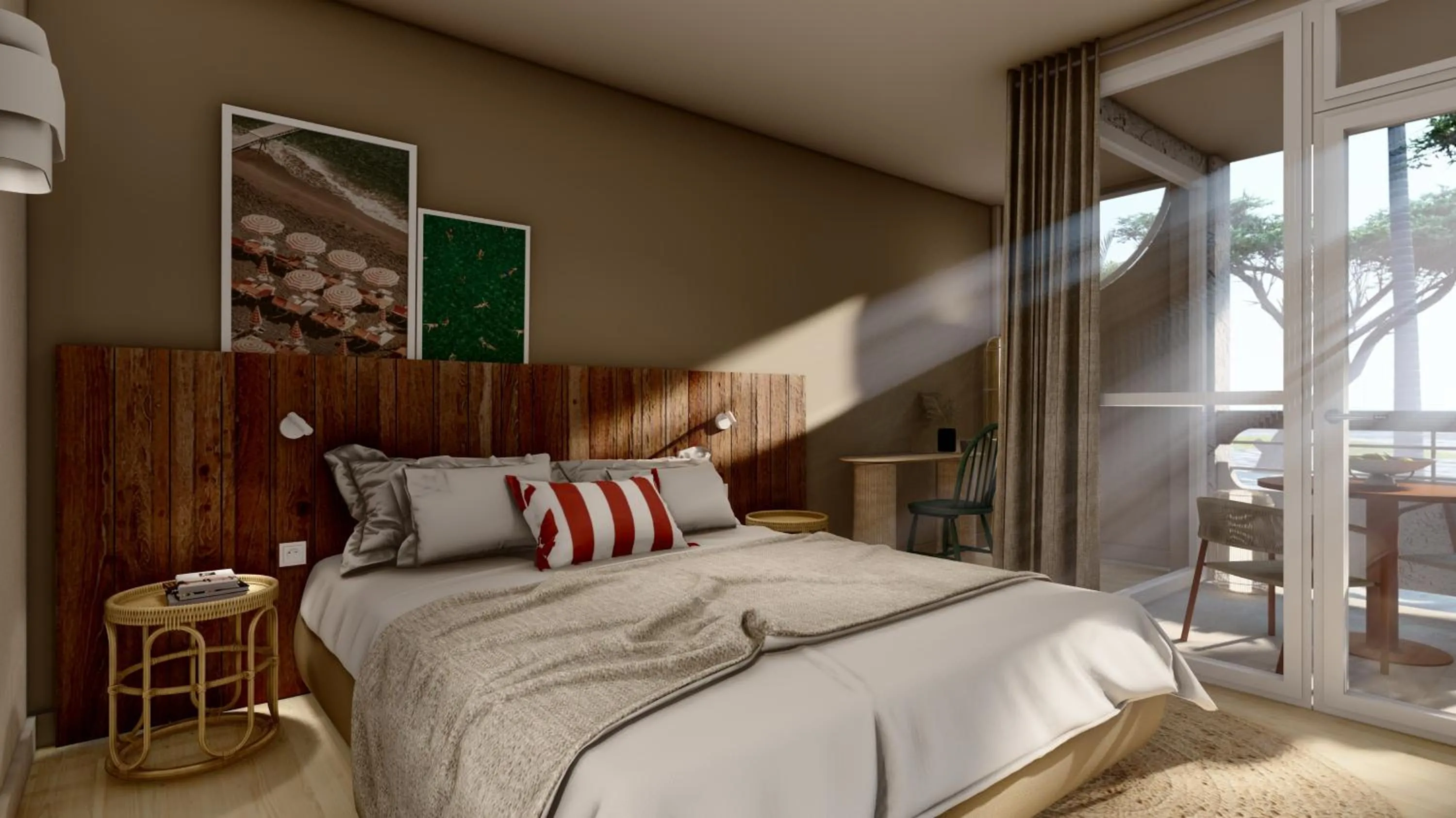 Bedroom, Bed in Belambra Clubs La Grande Motte - Petite Camargue Presqu'île Du Ponant