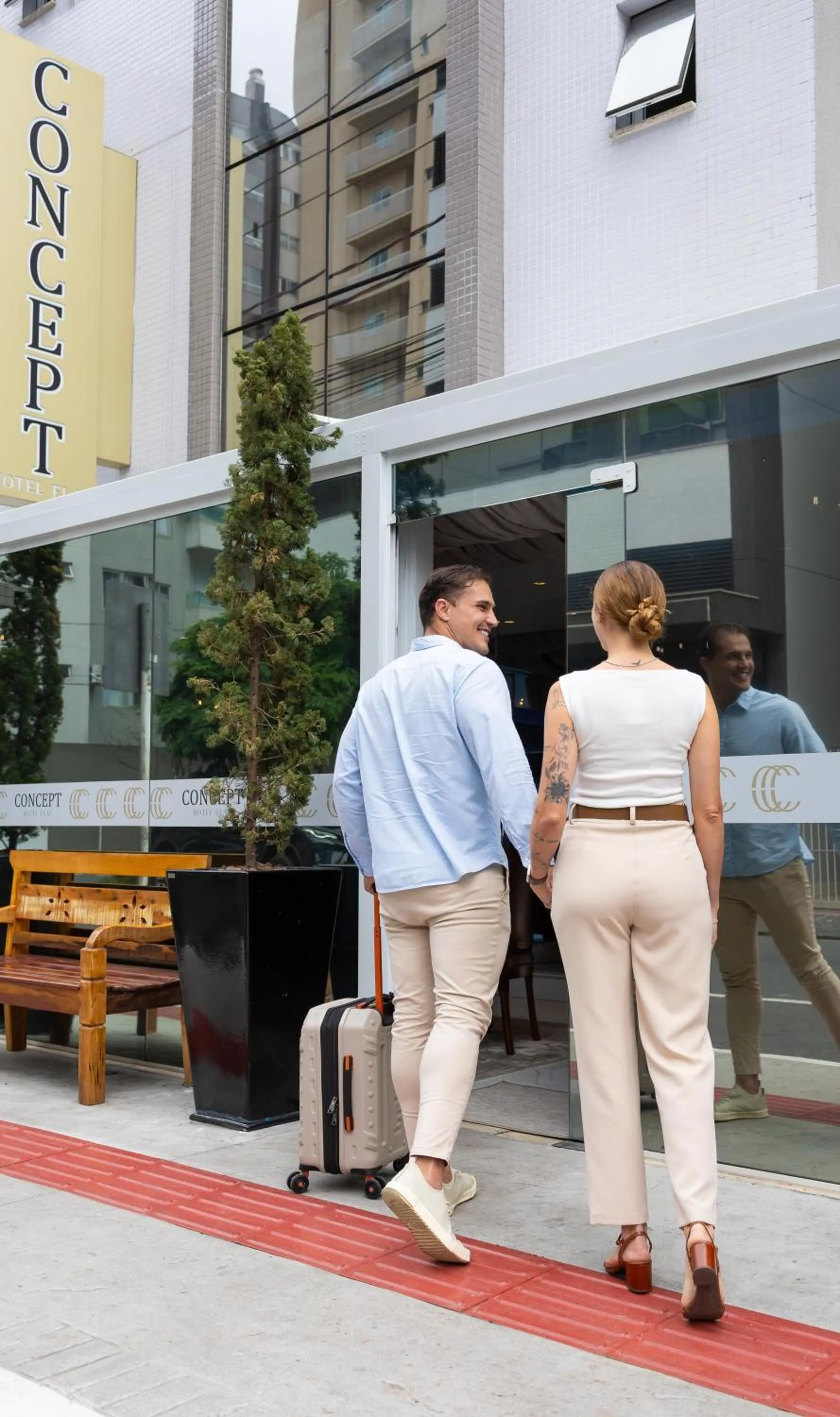 Property building in Concept Hotel Flat