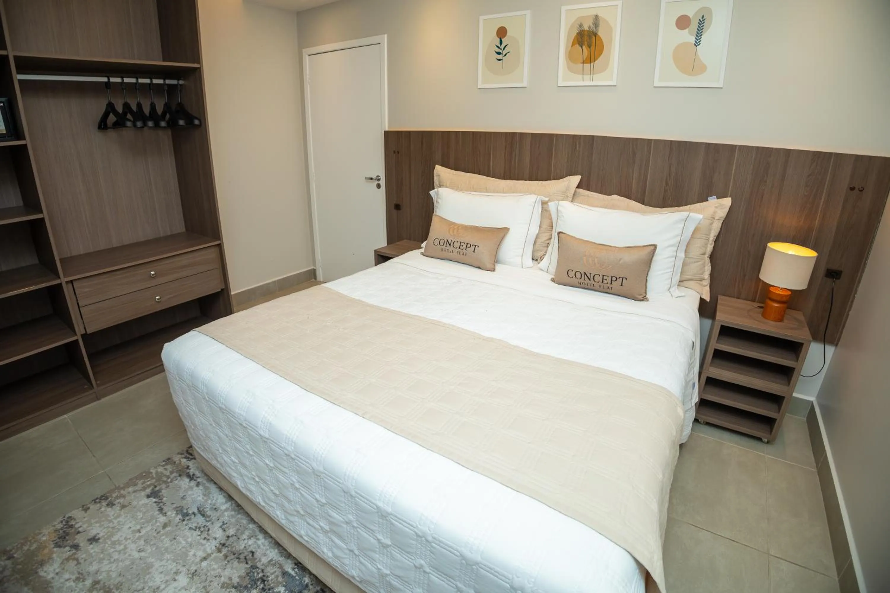 Bed in Concept Hotel Flat