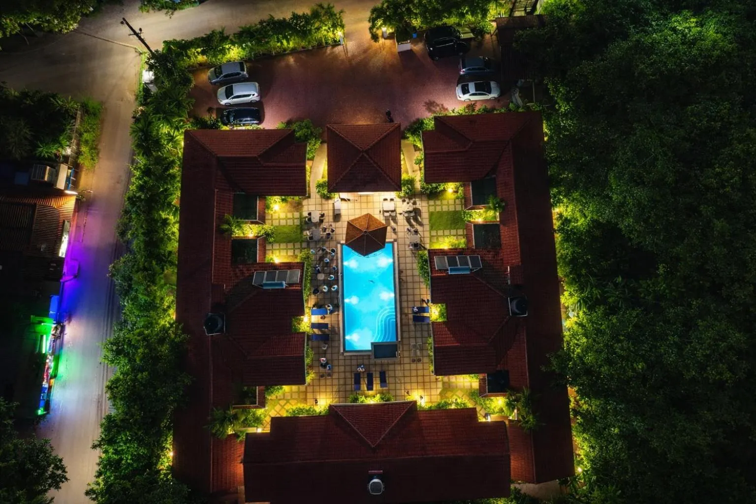 Bird's eye view in Jacks Resort